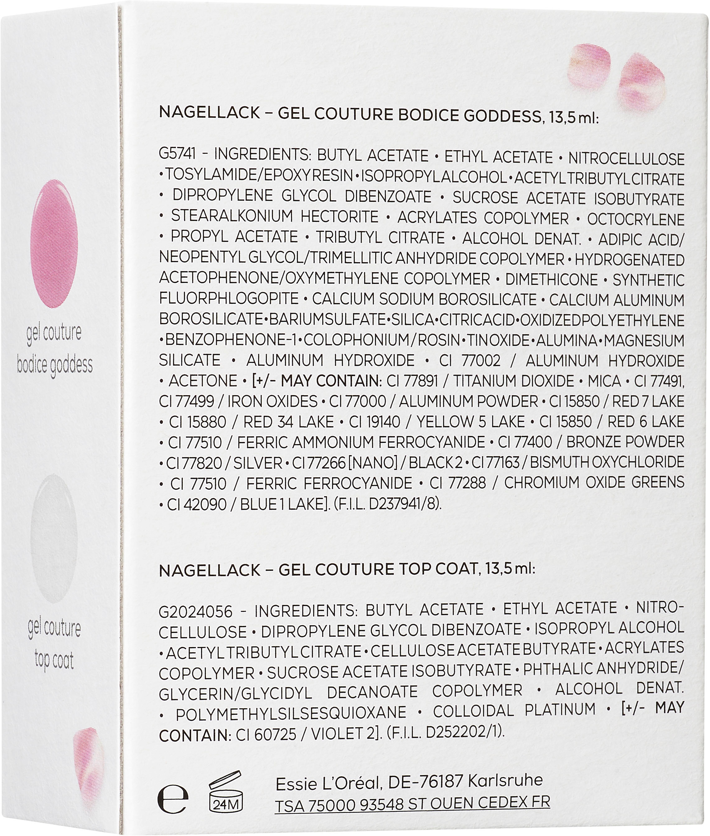 essie Nagellack-Set bei Set« couture gel online »Nagellack UNIVERSAL Routine