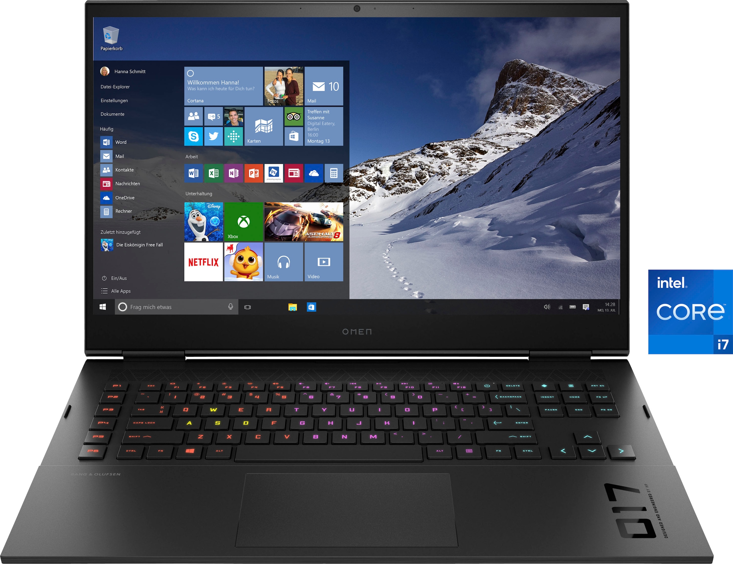 OMEN Notebook »17-ck0065ng«, (43,9 cm/17,3 Zoll), Intel, Core i7, RTX 3060, 512 GB SSD kaufen