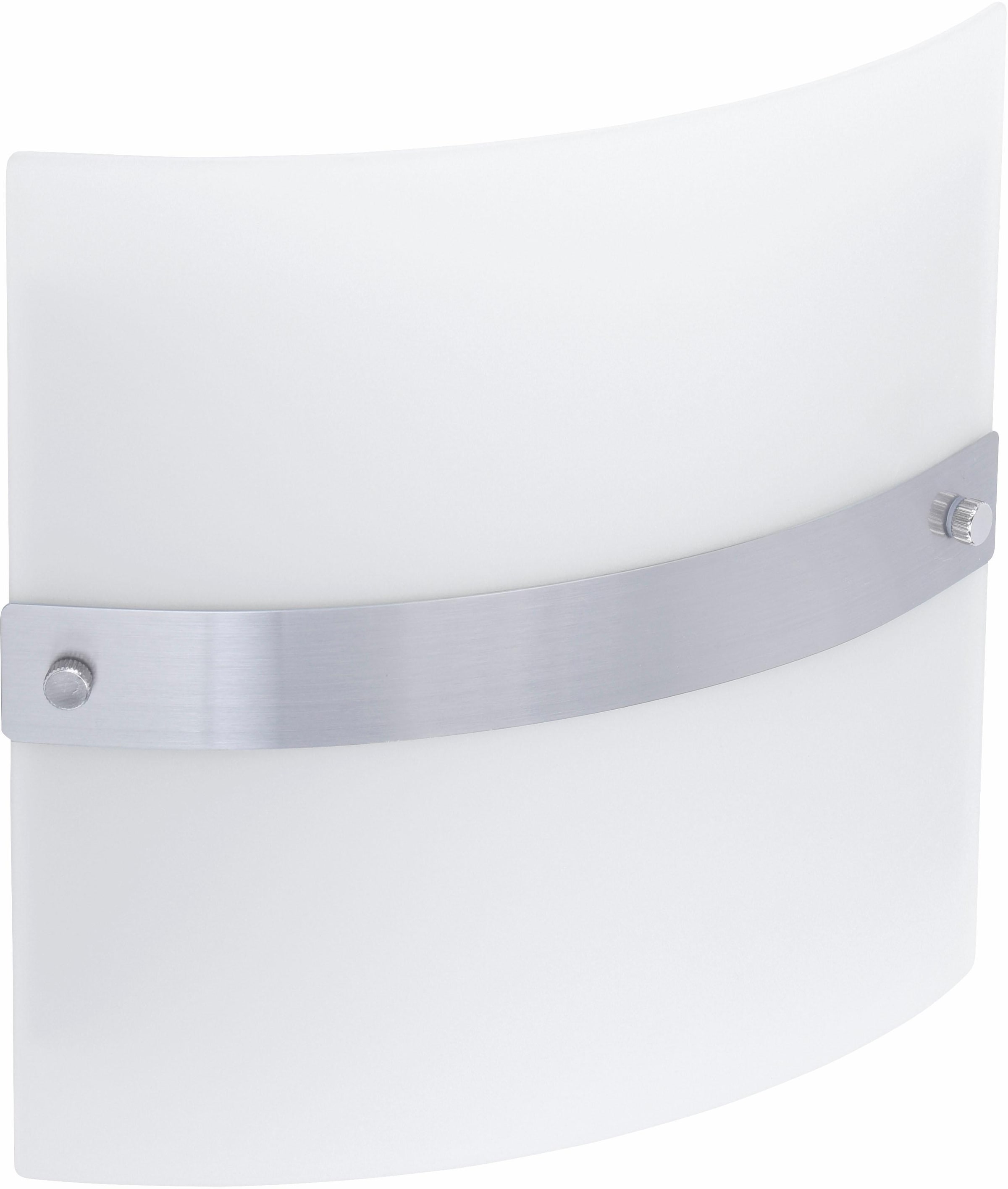 Paul Neuhaus Wandleuchte »SQUARE«, 2 flammig, Leuchtmittel E14 | ohne Leuchtmittel, Wandleuchte mit opal- mattem Glas, ohne Leuchtmittel, E14- Fassung