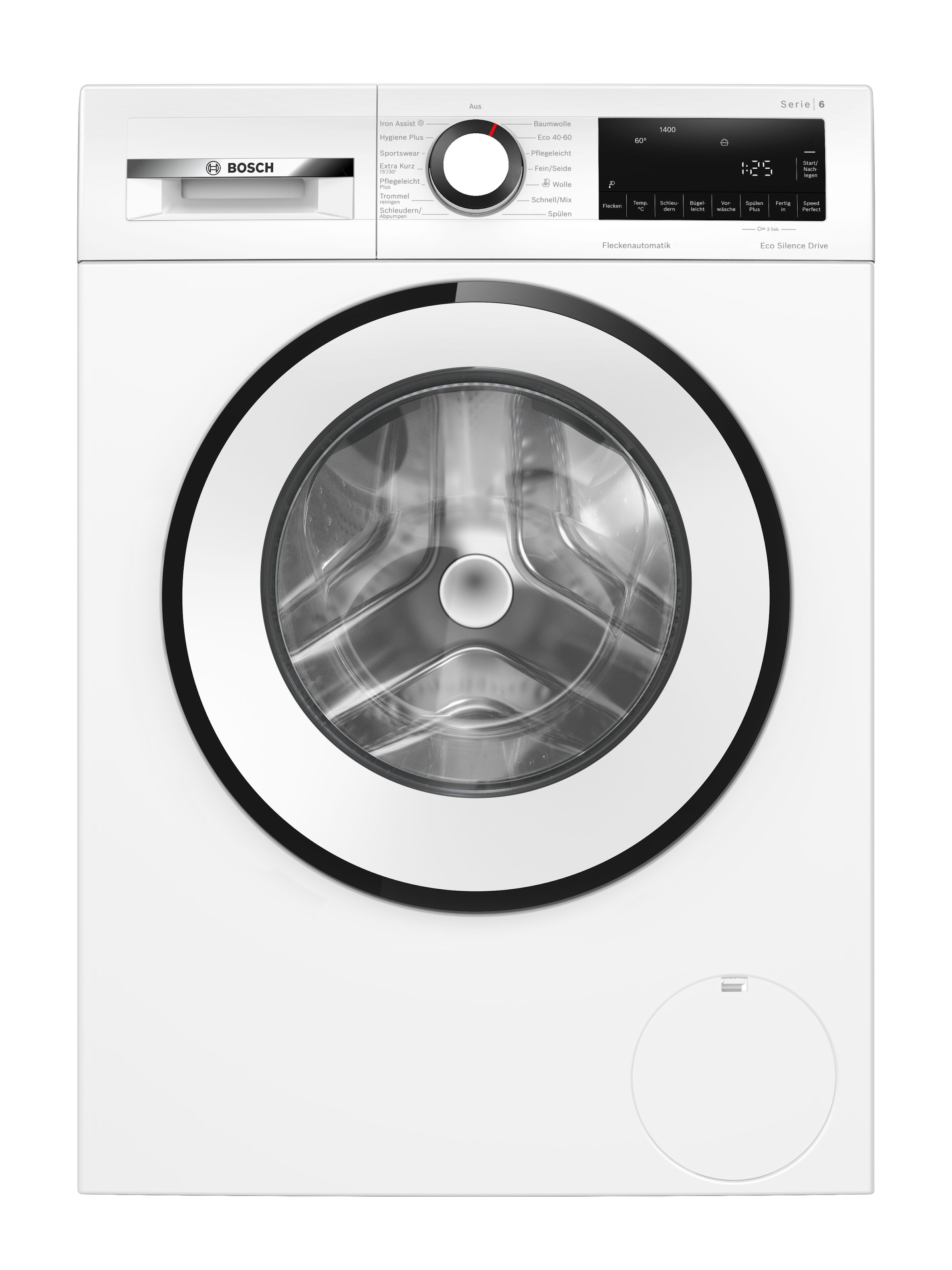 BOSCH Waschmaschine Serie 6 "WGG244ZV0" 9 kg 1400 U/min Knitter-Programm Iron Assist, Speed Perfect, Nachlegefunktion