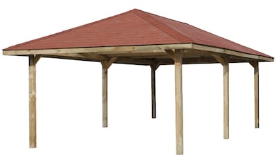 Pavillon »Gartenoase 651 B Gr.3, inkl roten Dachschindeln«