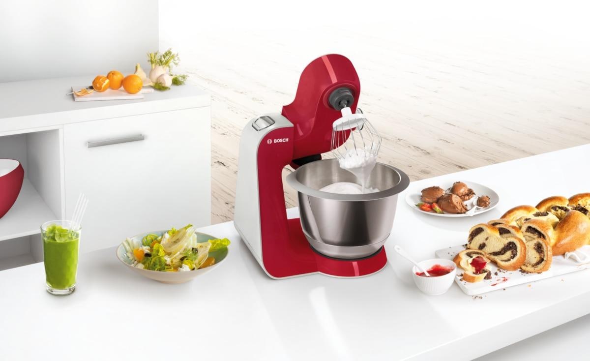 einsetzbar, Garantie Mixer Reibescheiben, MUM58720«, BOSCH CreationLine vielseitig mit Jahren 3 Küchenmaschine Durchlaufschnitzler, »MUM5 XXL 3