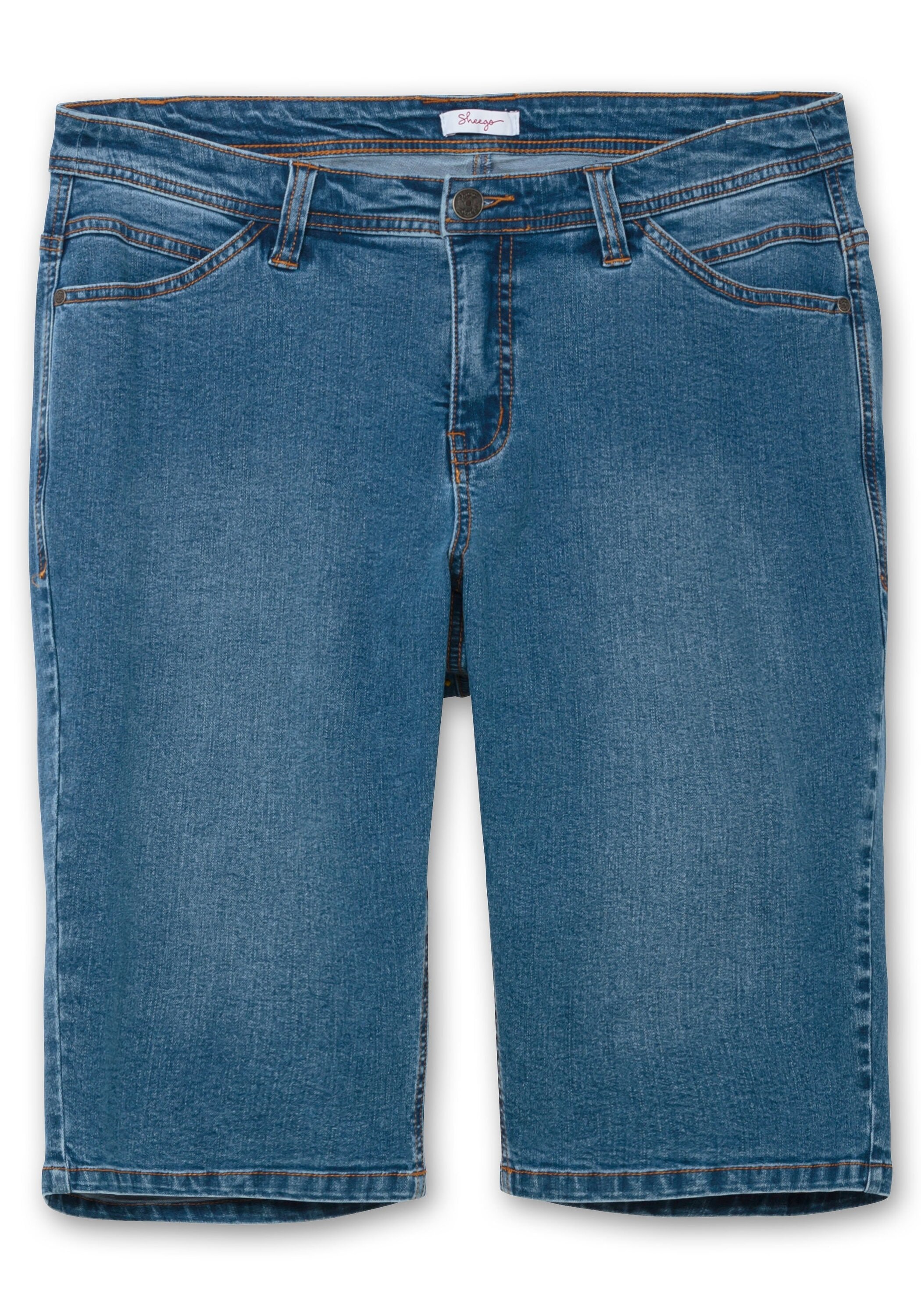 Sheego Jeansbermudas »Schmale Jeans-Bermuda im Curvy-Schnitt VERENA«