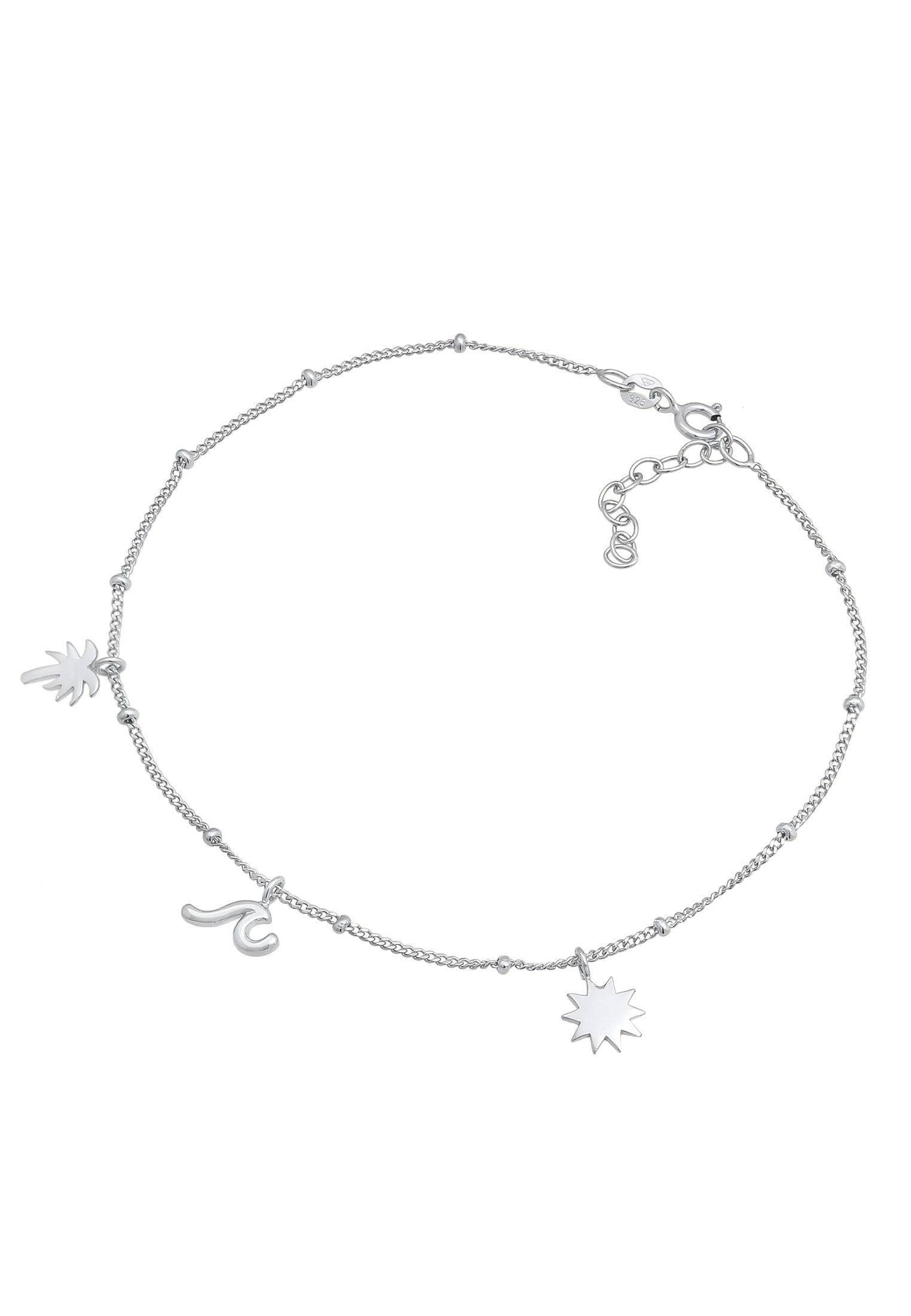 Elli Armkette »Fußschmuck Palme Boho Strand Sommer 925 Silber«