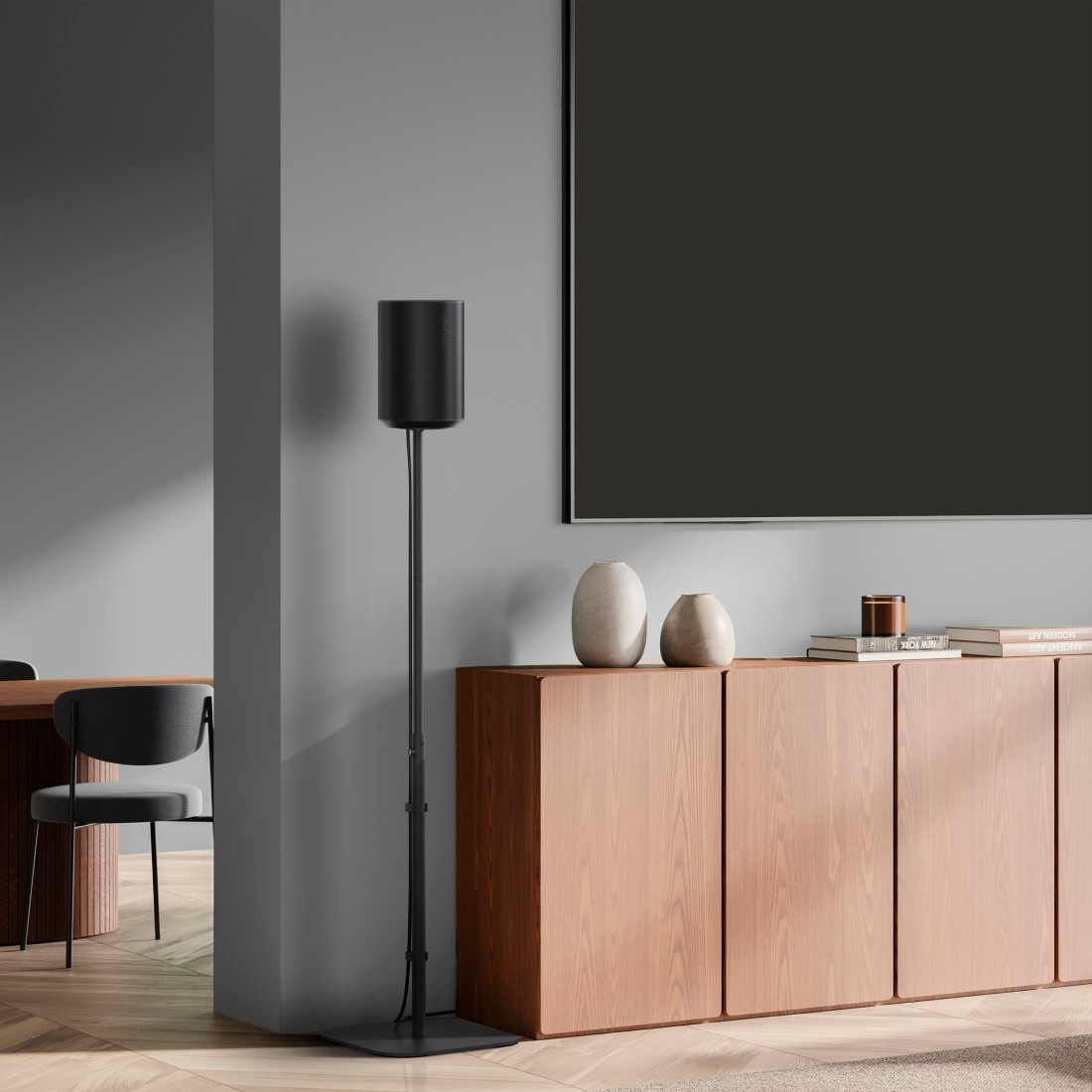 Hama Lautsprecherständer »Lautsprecherständer für Sonos Era 100, höhenverstellbar« mit Kabelführung