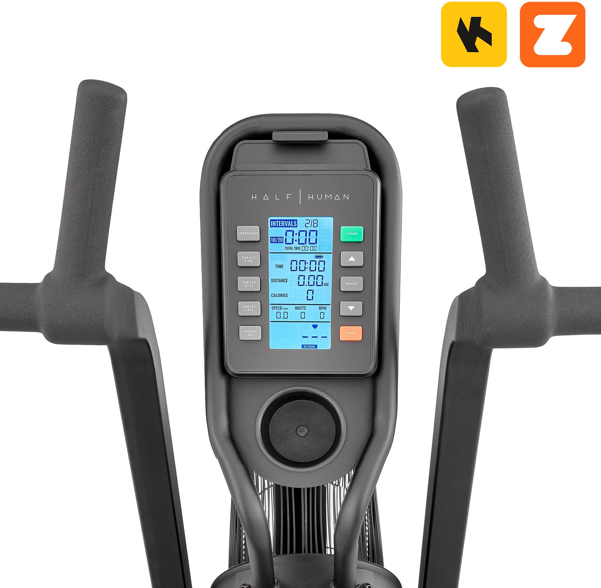 Half Human Rudergerät »Air Rower Rudergerät«, Rudermaschine, 10 Widerstandsstufen
