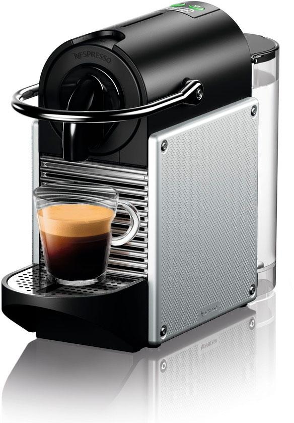 Nespresso Kapselmaschine »Pixie EN 124.S von DeLonghi, Silber«, inkl. Willkommenspaket mit 7 Kapseln