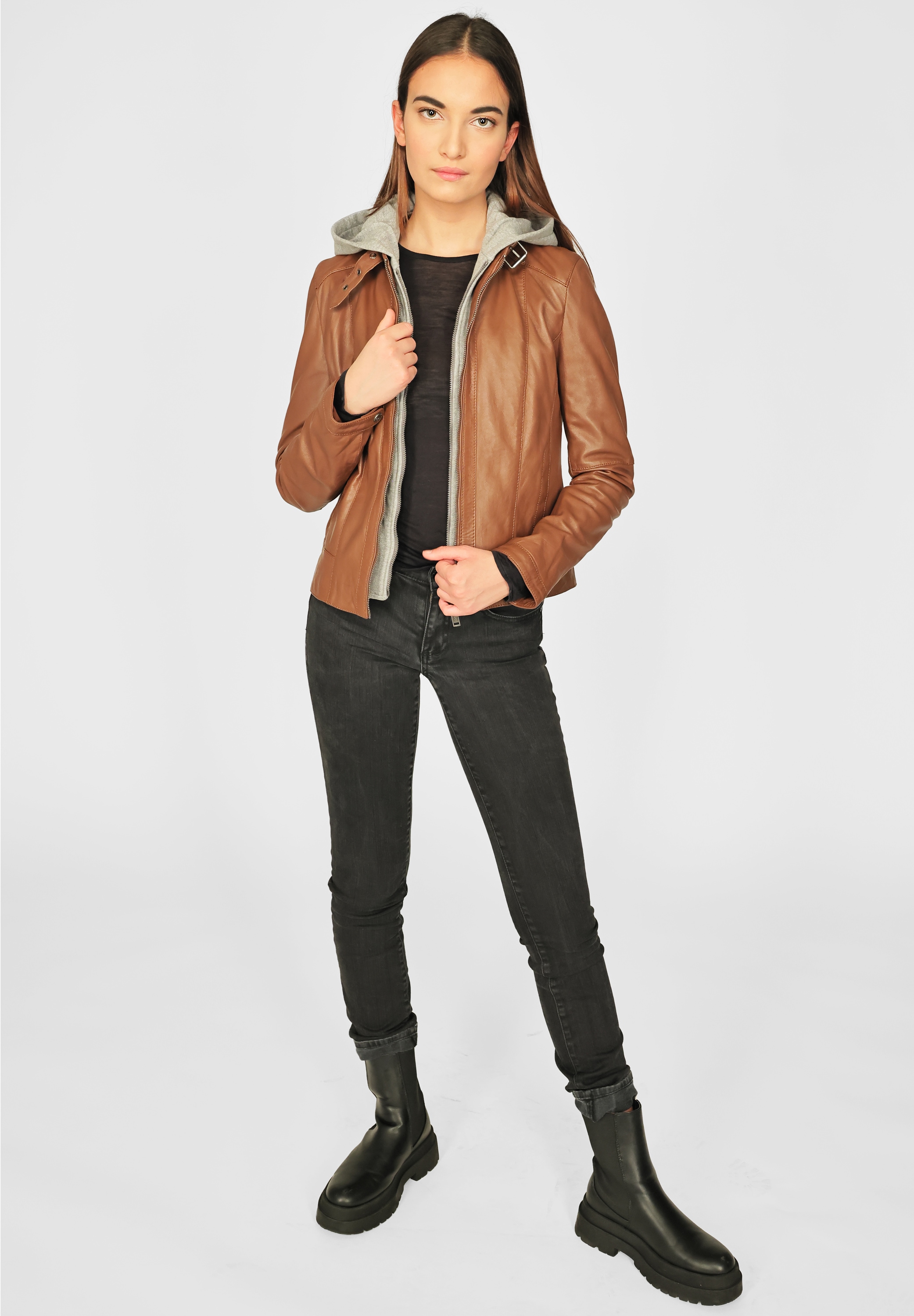 JCC Bikerjacke »Lederjacke 31021120«