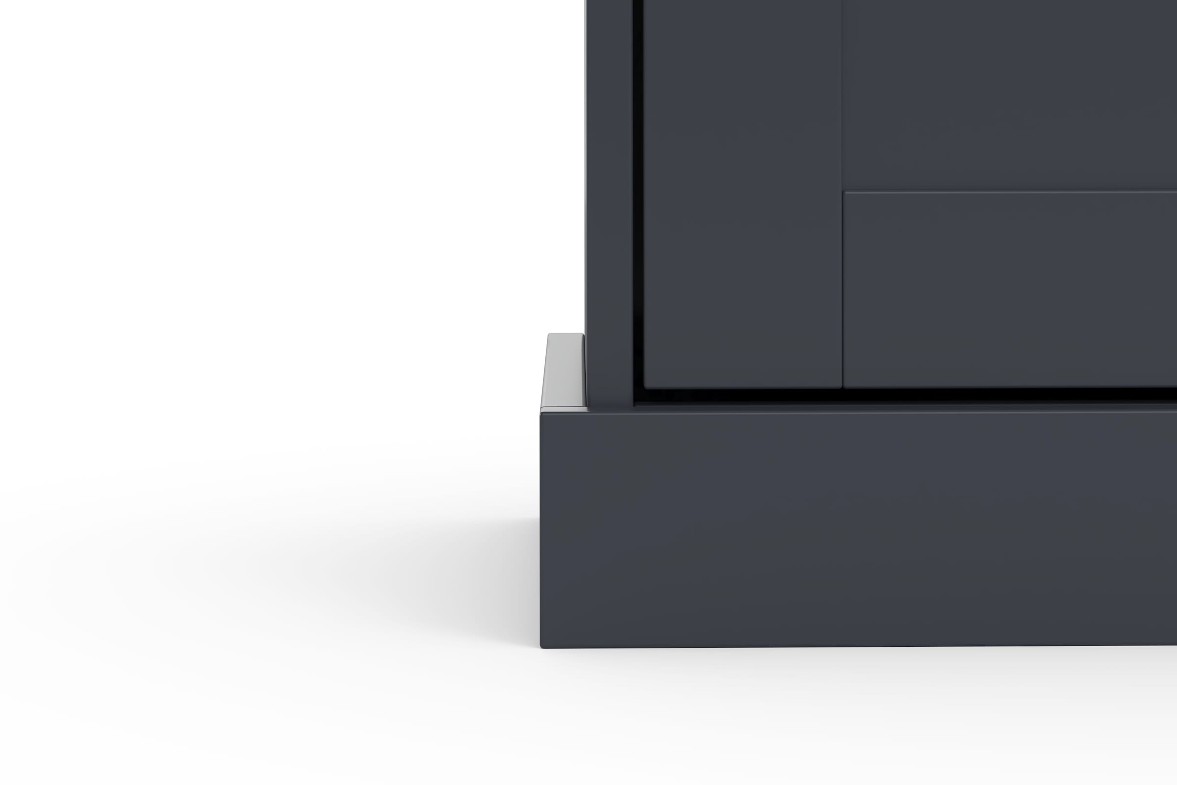 Home affaire Schuhschrank »Motala«, mit 2 Klappen u. 1 Schublade, Platz für 12-14 paar Schuhe, Höhe 105 cm