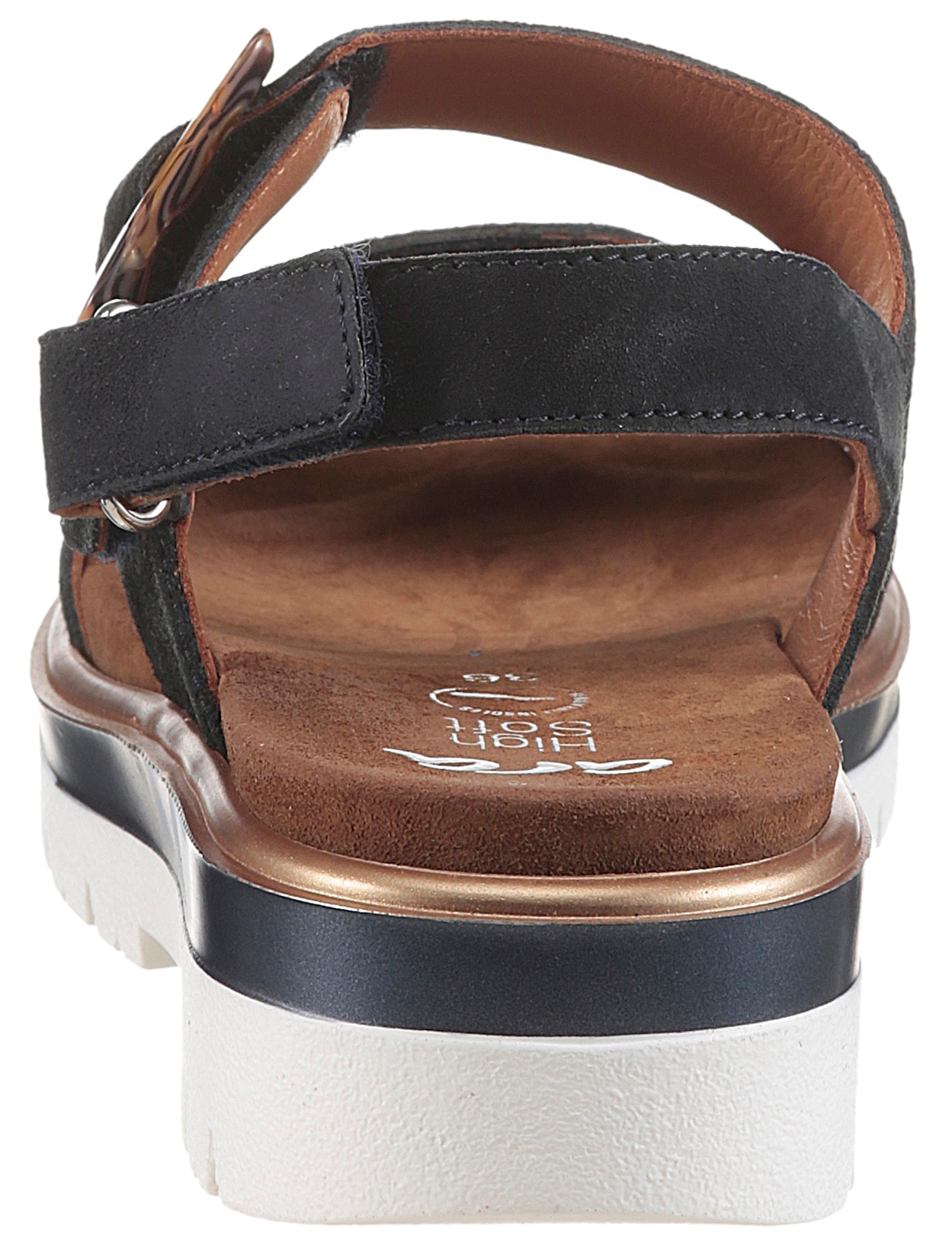 Ara Plateausandaletten »MALAGA«, Plateausandale, Klettschuh in Bequemweite G (= weit)