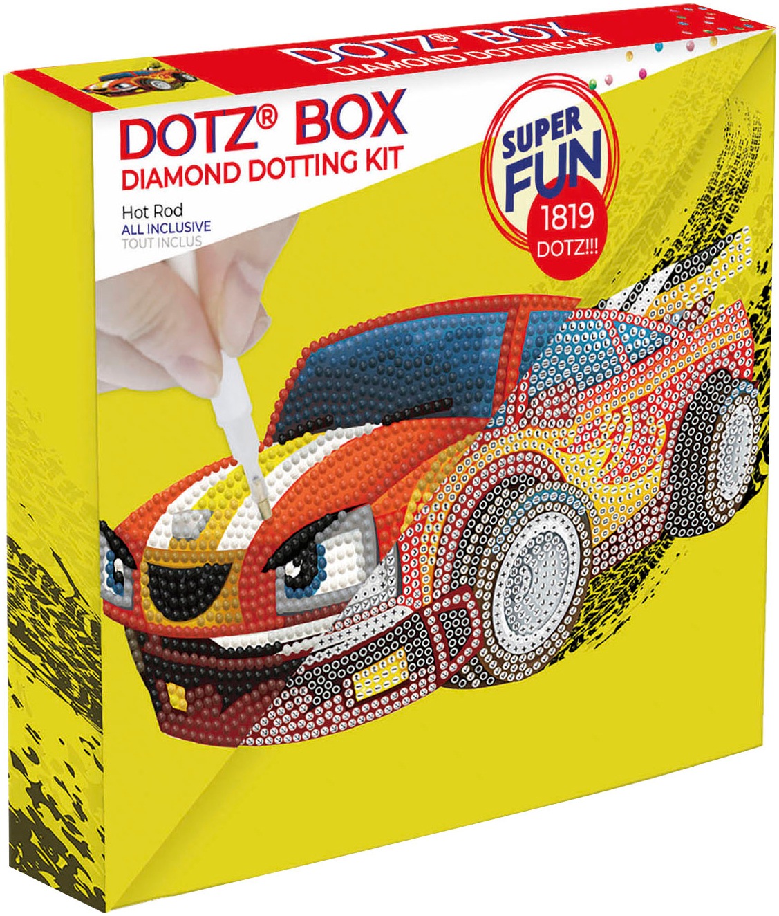 Diamond Dotz Kreativset »Diamond Painting Rennauto«