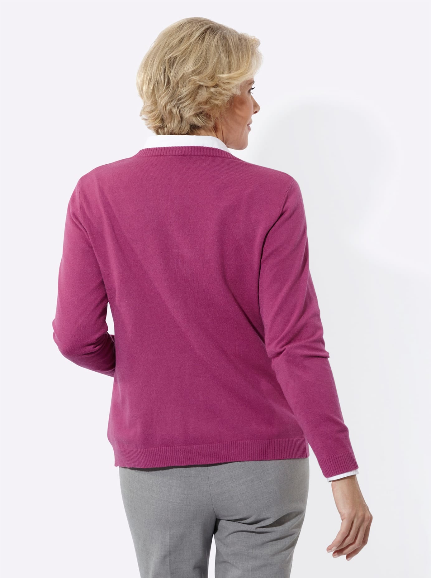 Classic Ajourstrickjacke