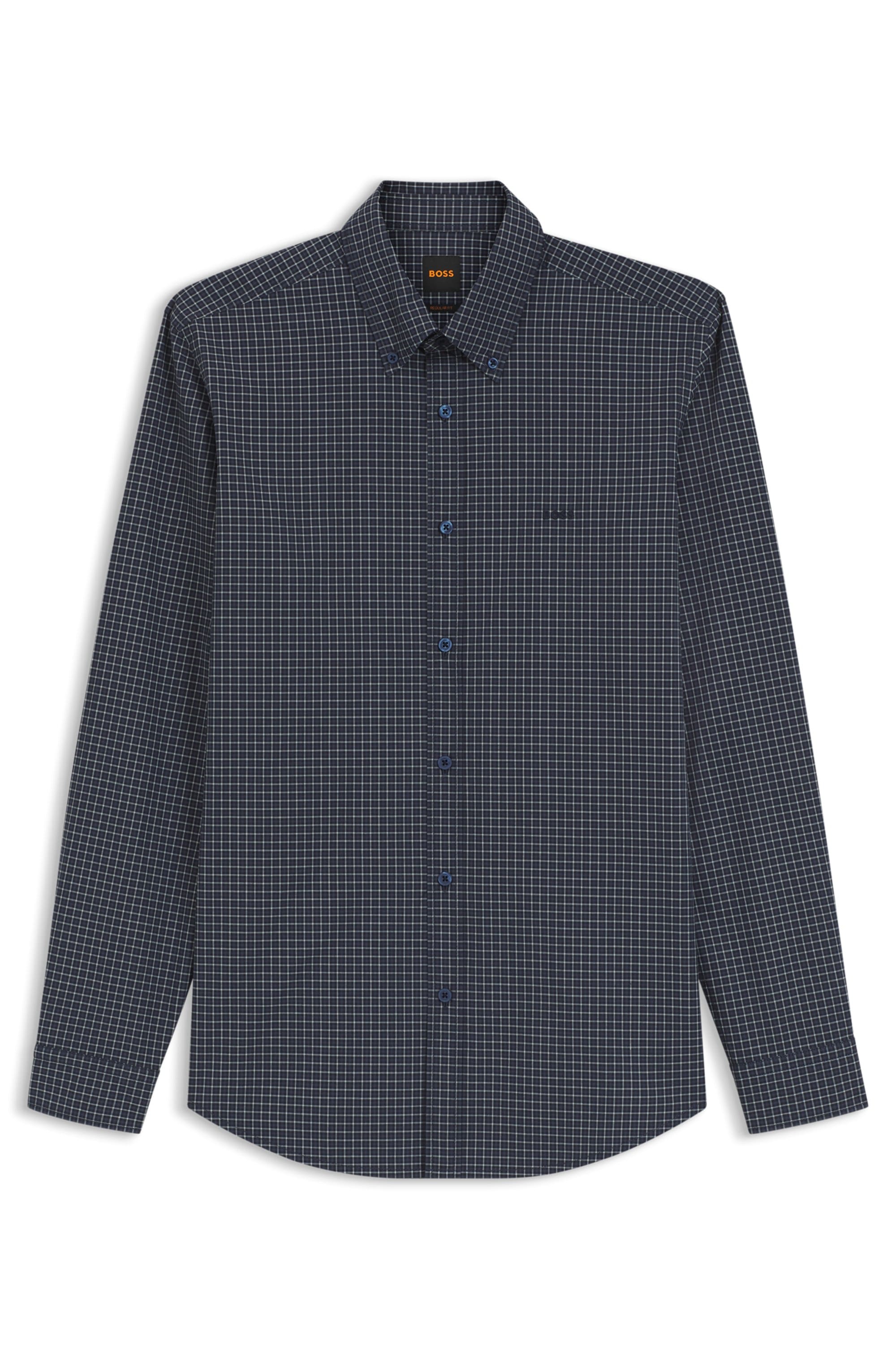BOSS ORANGE Langarmhemd »Rickert M« Button-down-Kragen, Baumwoll-Stretch, Regular Fit