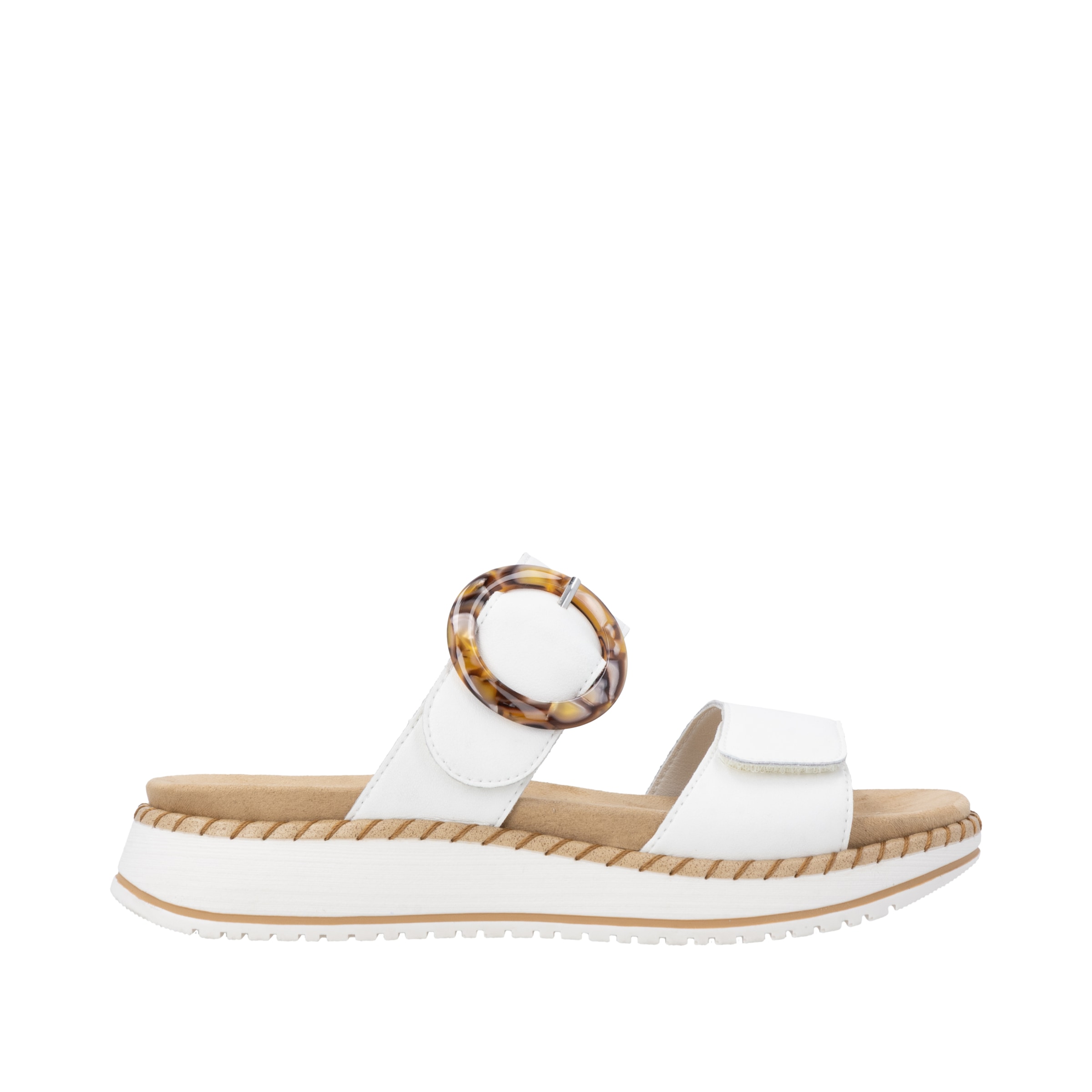 Remonte Pantolette  Sommerschuh, Hausschuh mit praktischen Klettverschlüssen