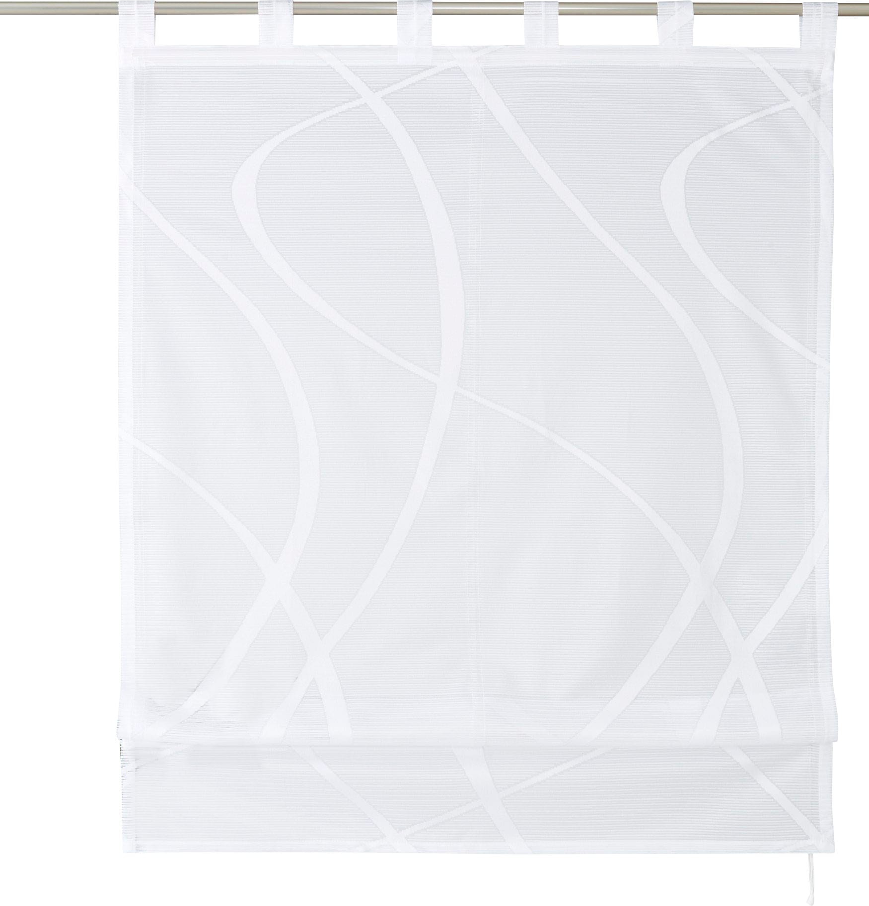 Polyester my home Netzoptik, »Cellino«, Schlaufen, mit kaufen klassische Raffrollo Transparent, online