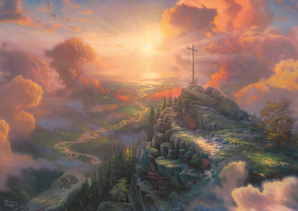 Schmidt Spiele Puzzle »Spirit, Das Kreuz«, Thomas Kinkade; Made in Europe
