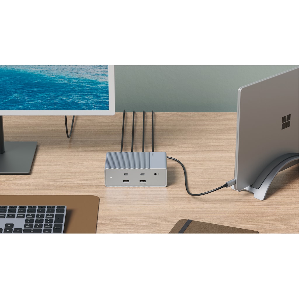 Targus Laptop-Dockingstation »HyperDrive Universal GEN2 15-in-1 USB-C Triple Video Dock«