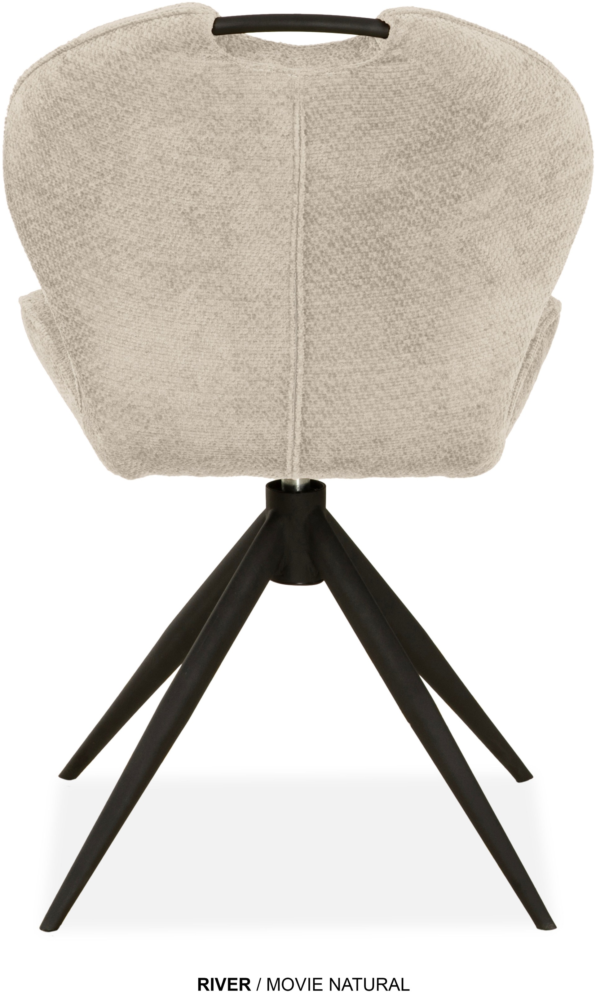 OMG Design Esszimmerstuhl »River« (Set) 2 Stk.Drehstuhl mit auto-return, mit Handgriff