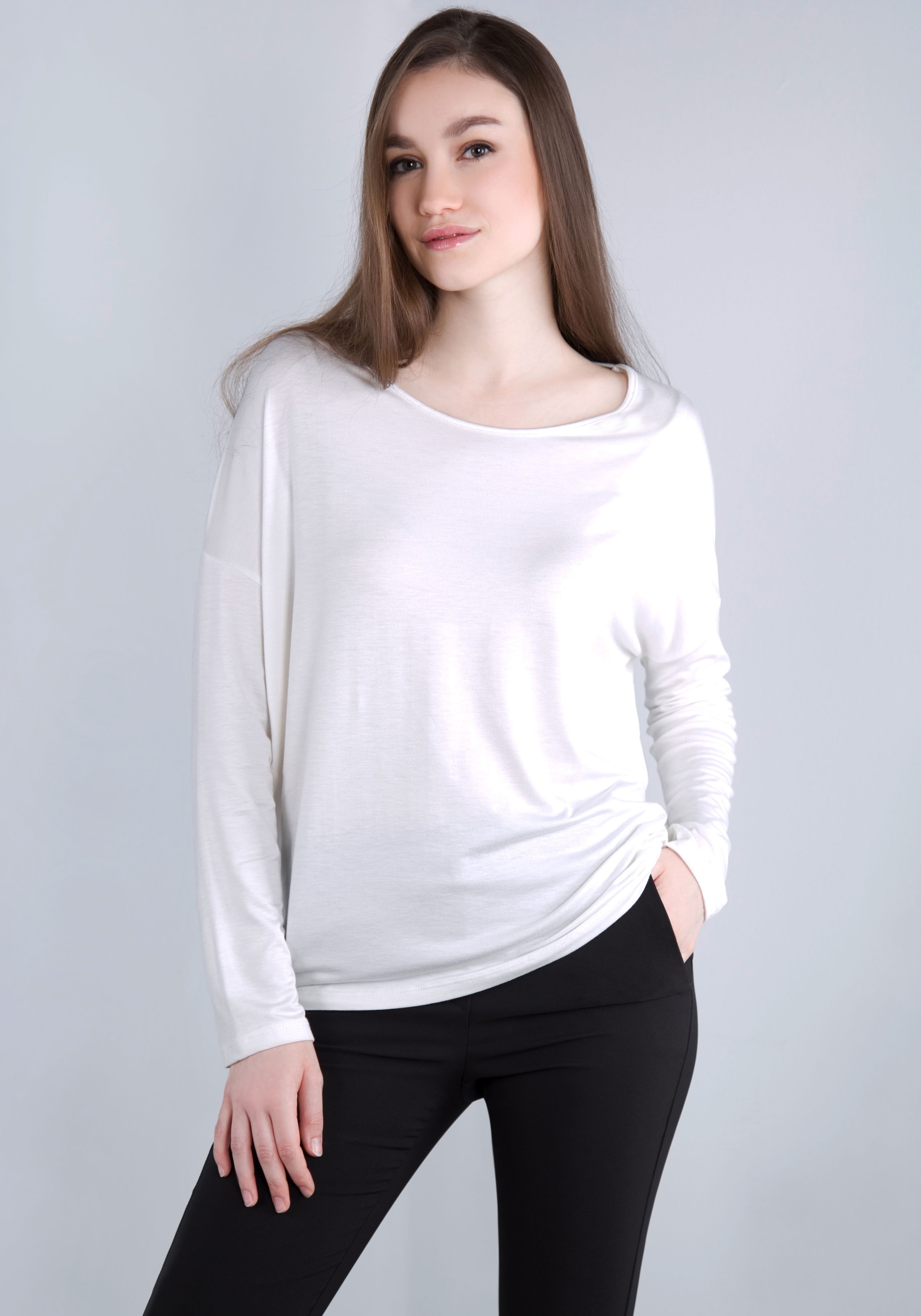 IMPERIAL Langarmshirt, in lässiger "O - Shape" Form