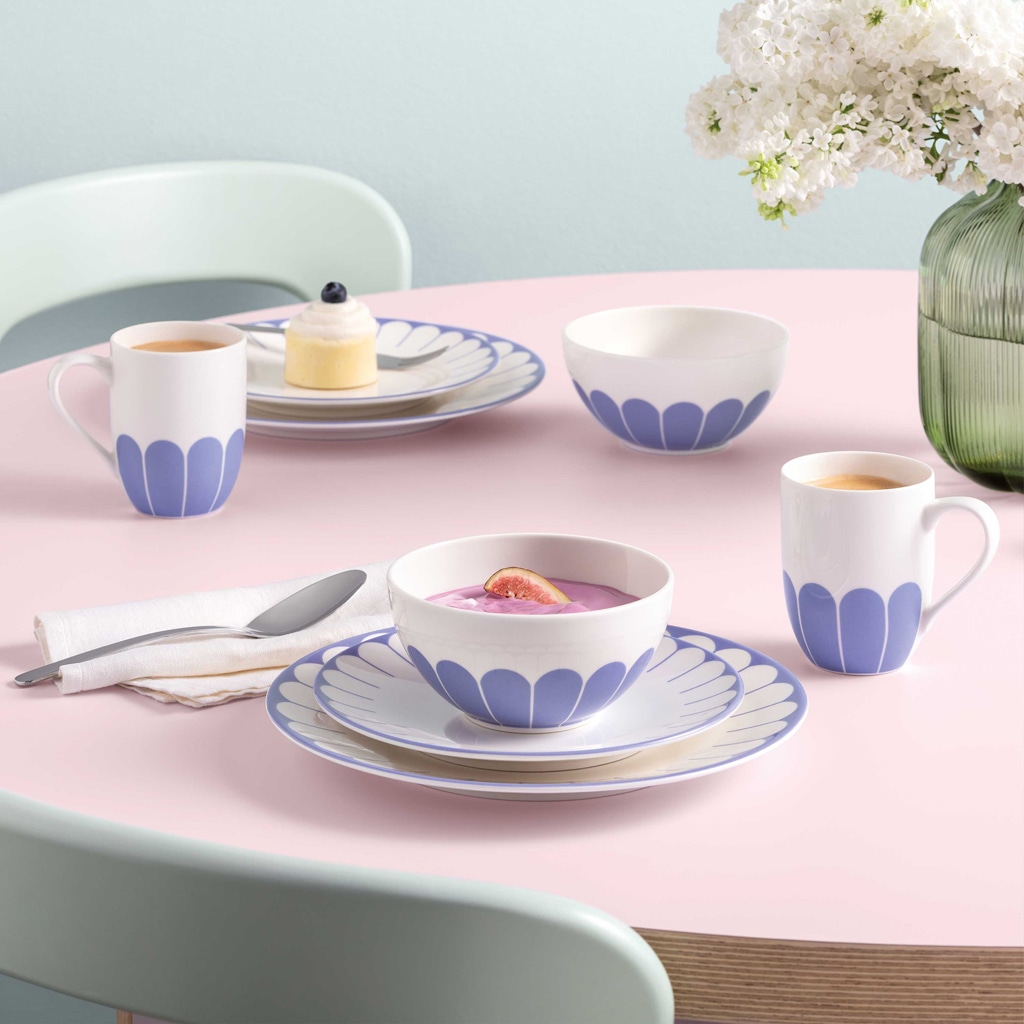 Villeroy & Boch Frühstücksteller »Frühstücksteller Fleur Couleur ø 21,2 cm 6er Set«