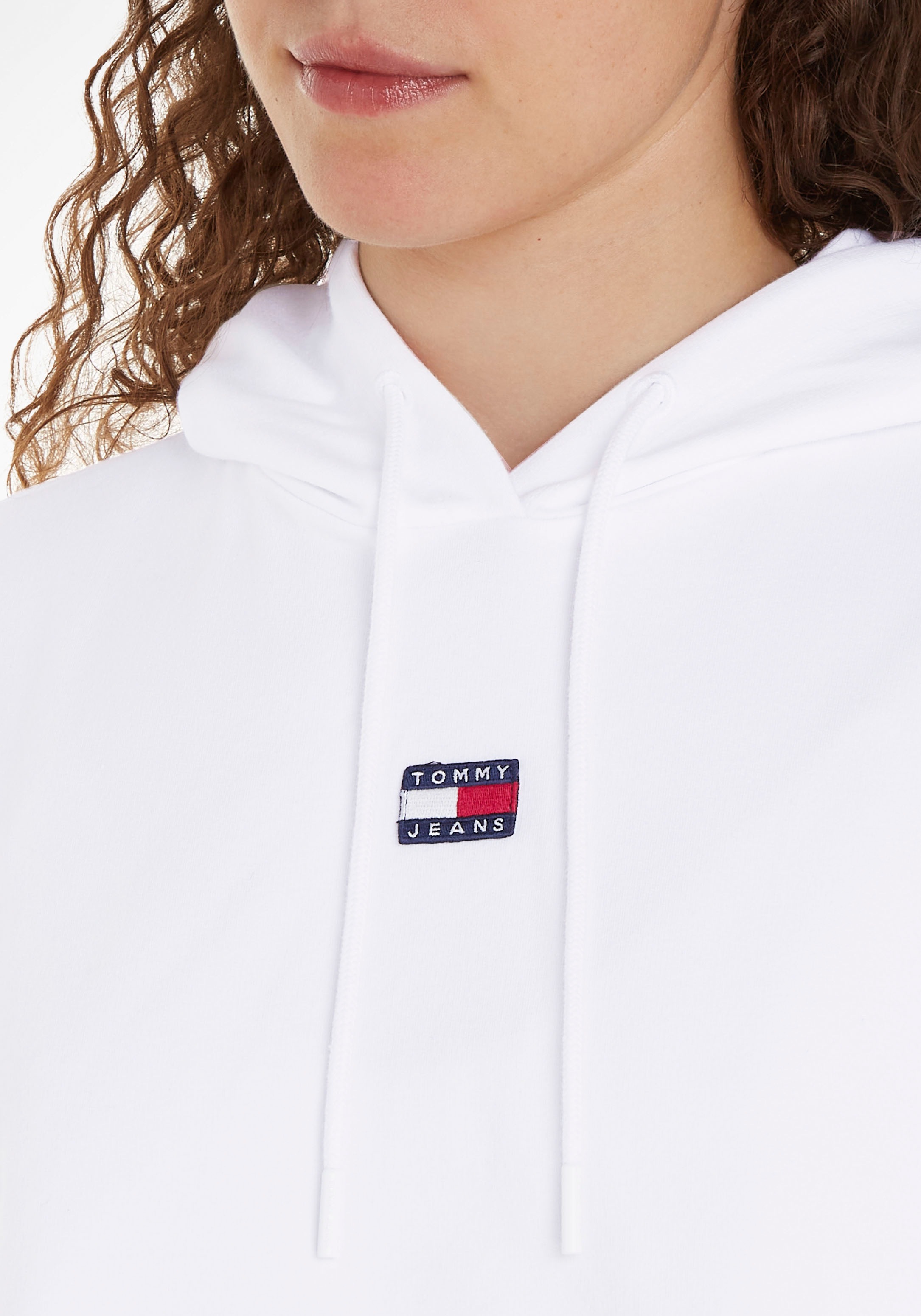 Tommy Jeans Sweatshirt »TJW SPR CRP XS BADGE HOODIE«, mit Tommy Jeans Logobadge