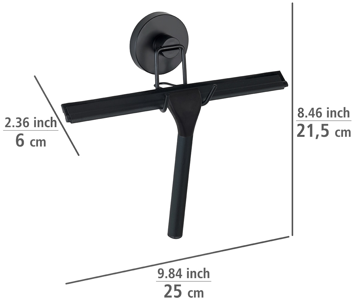 WENKO Duschabzieher »Vacuum-Loc« 25 cm, Befestigen ohne bohren
