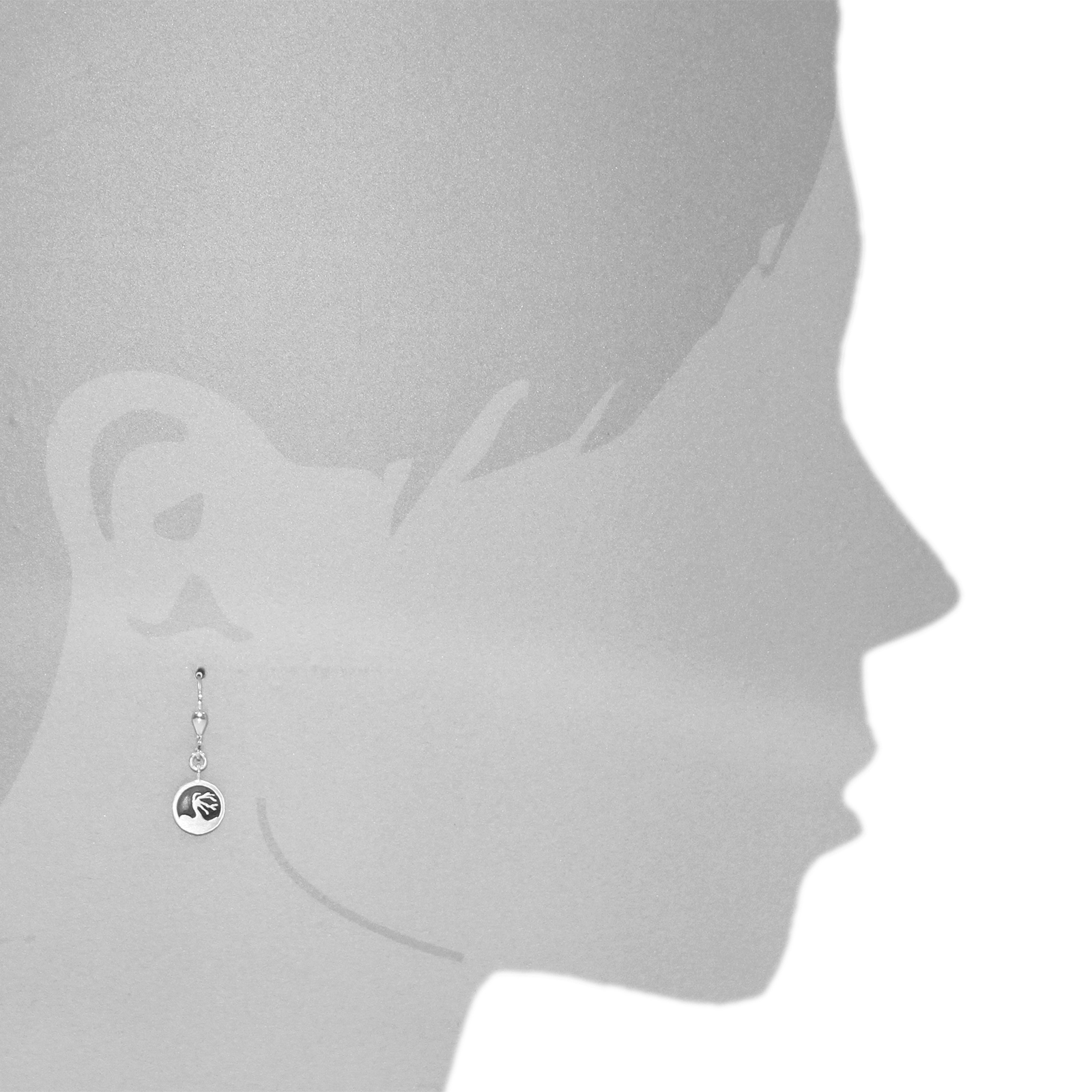 OSTSEE-SCHMUCK Paar Ohrhänger »- Windflüchter 10 mm - Silber 925/000 -,«