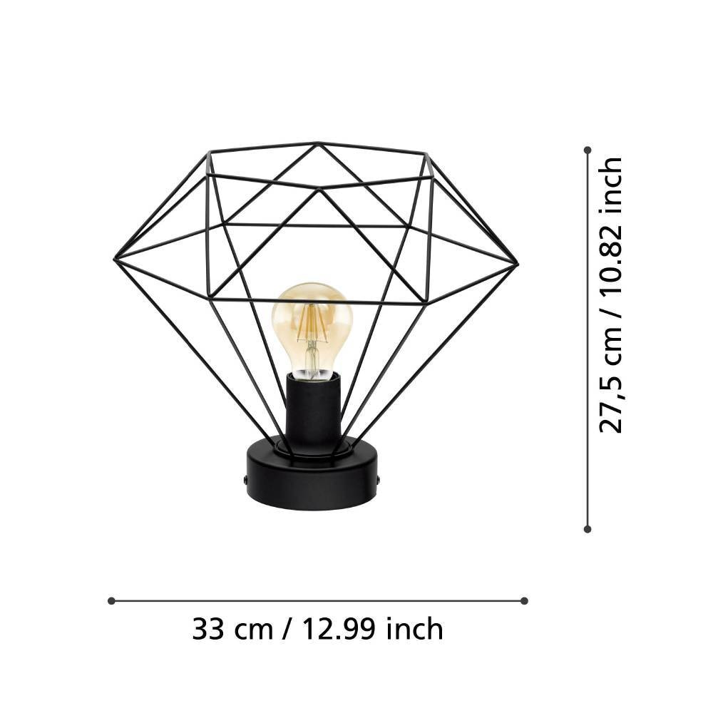 EGLO Deckenleuchte »TARBES« E27 1 Stk. Wohnzimmerlampe, Esszimmer, Flur, Drahtgeflecht, 1flammig, 32,5x27,5cm