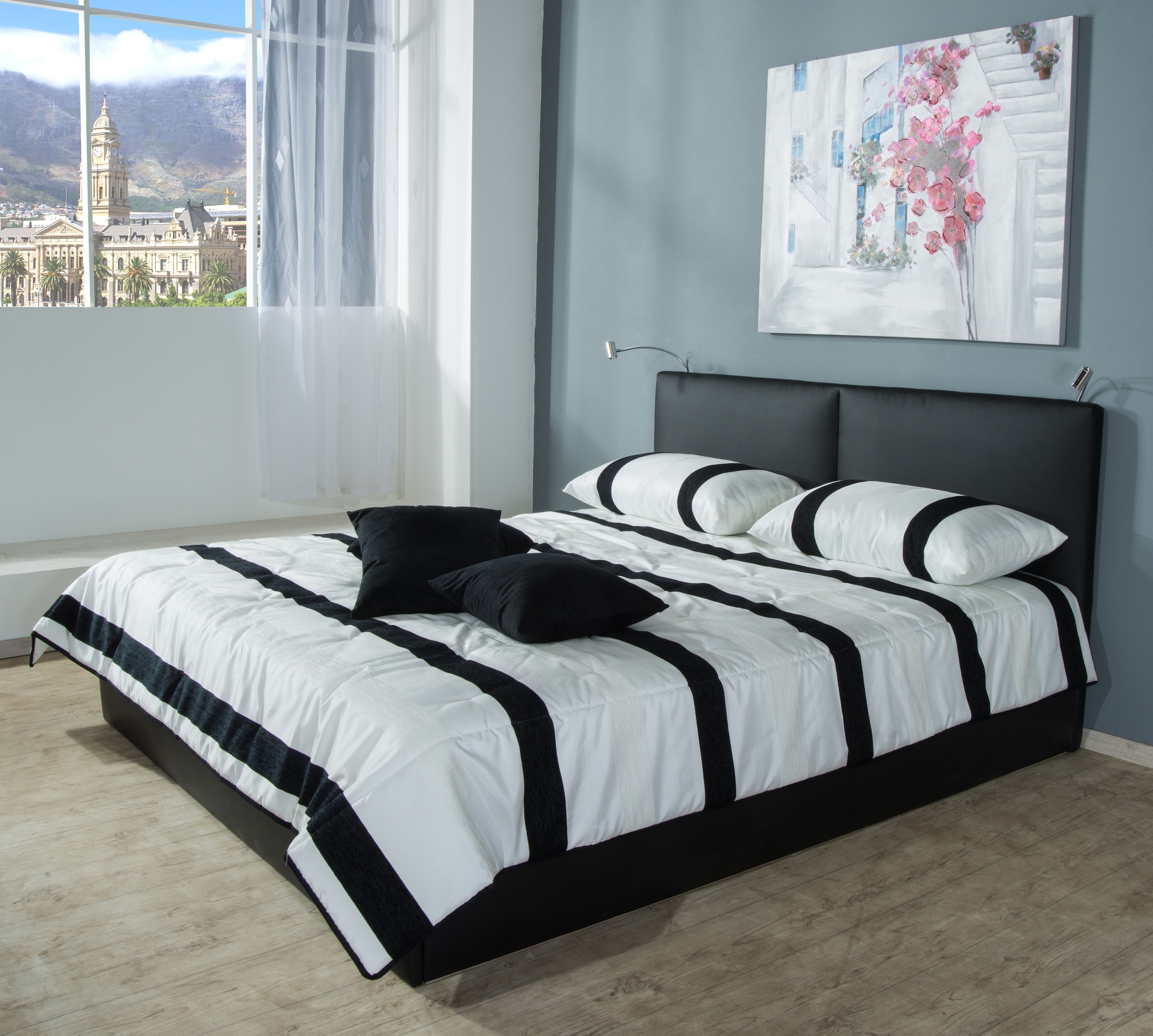 Westfalia Schlafkomfort Bett »Polsterbett Oslo in verschiedenen Härtegraden und Größen« wahlweise mit oder ohne Bettkasten