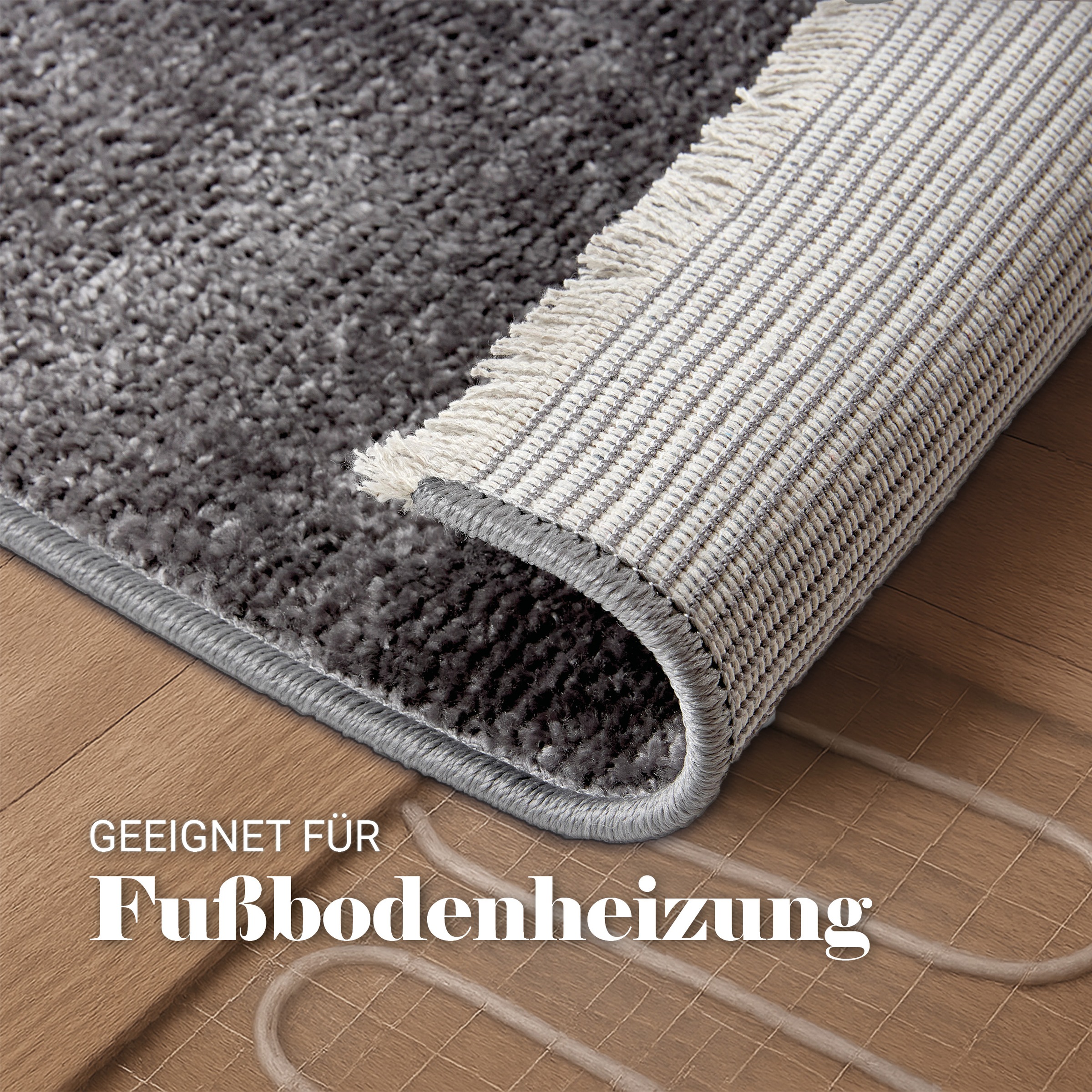 ASTRA Teppich »Stevie 250« rechteckig 9 mm Höhe weicher Kurzflor, gewebt, Wohnzimmer, Schlafzimmer