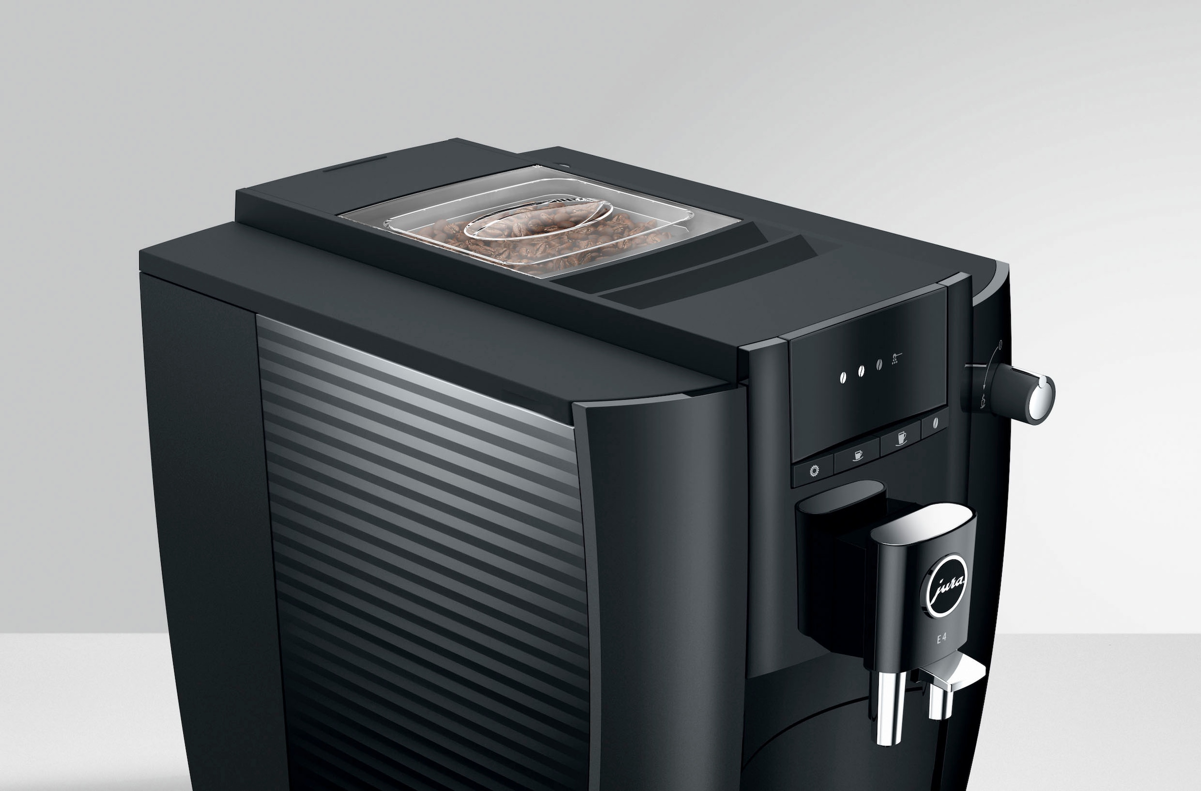 JURA Kaffeevollautomat »15435 E4 Piano Black (EA)«