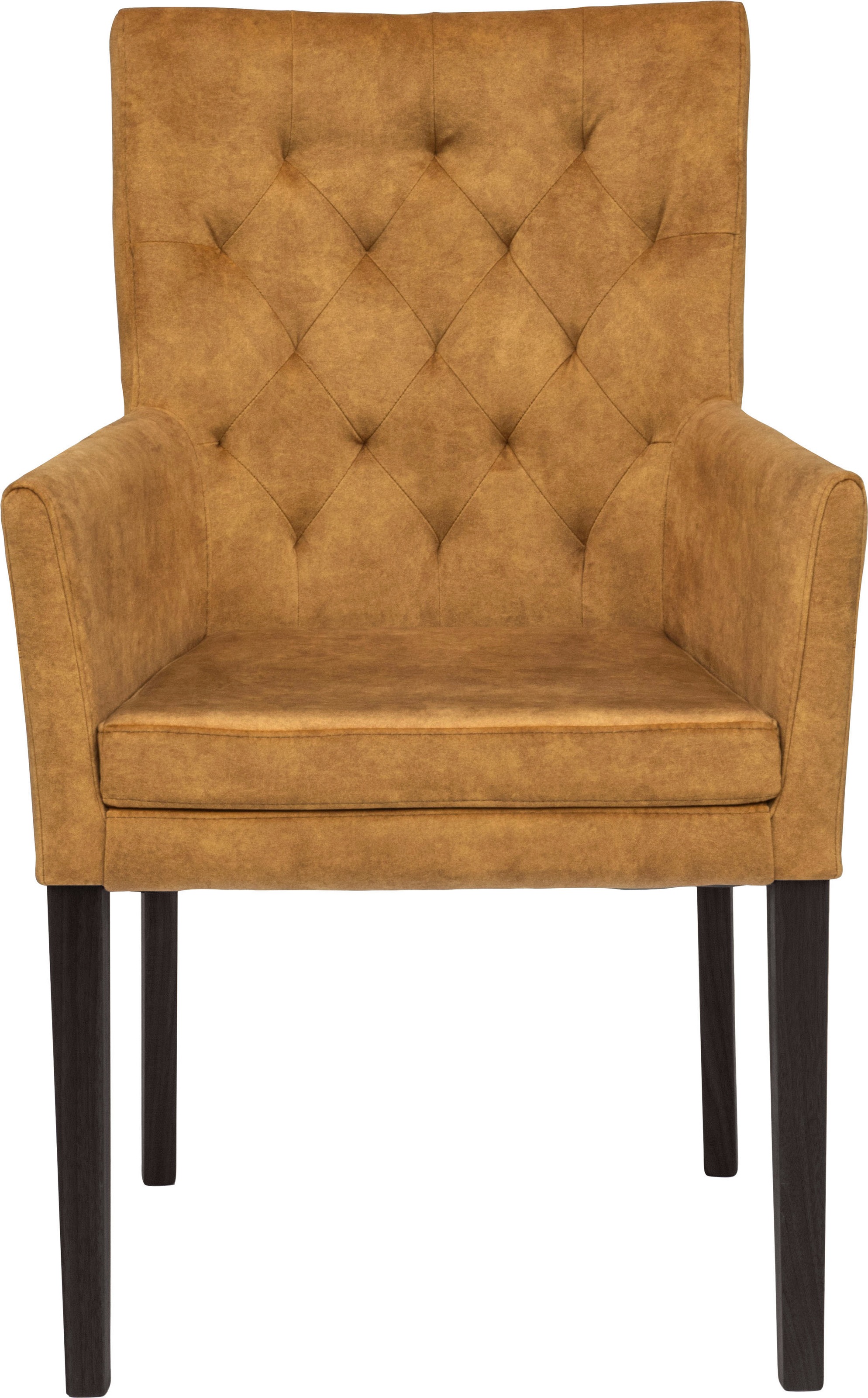 Home affaire Armlehnstuhl »Colorado« () 1 Stk.Beine aus massiver Buche, wengefarben lackiert