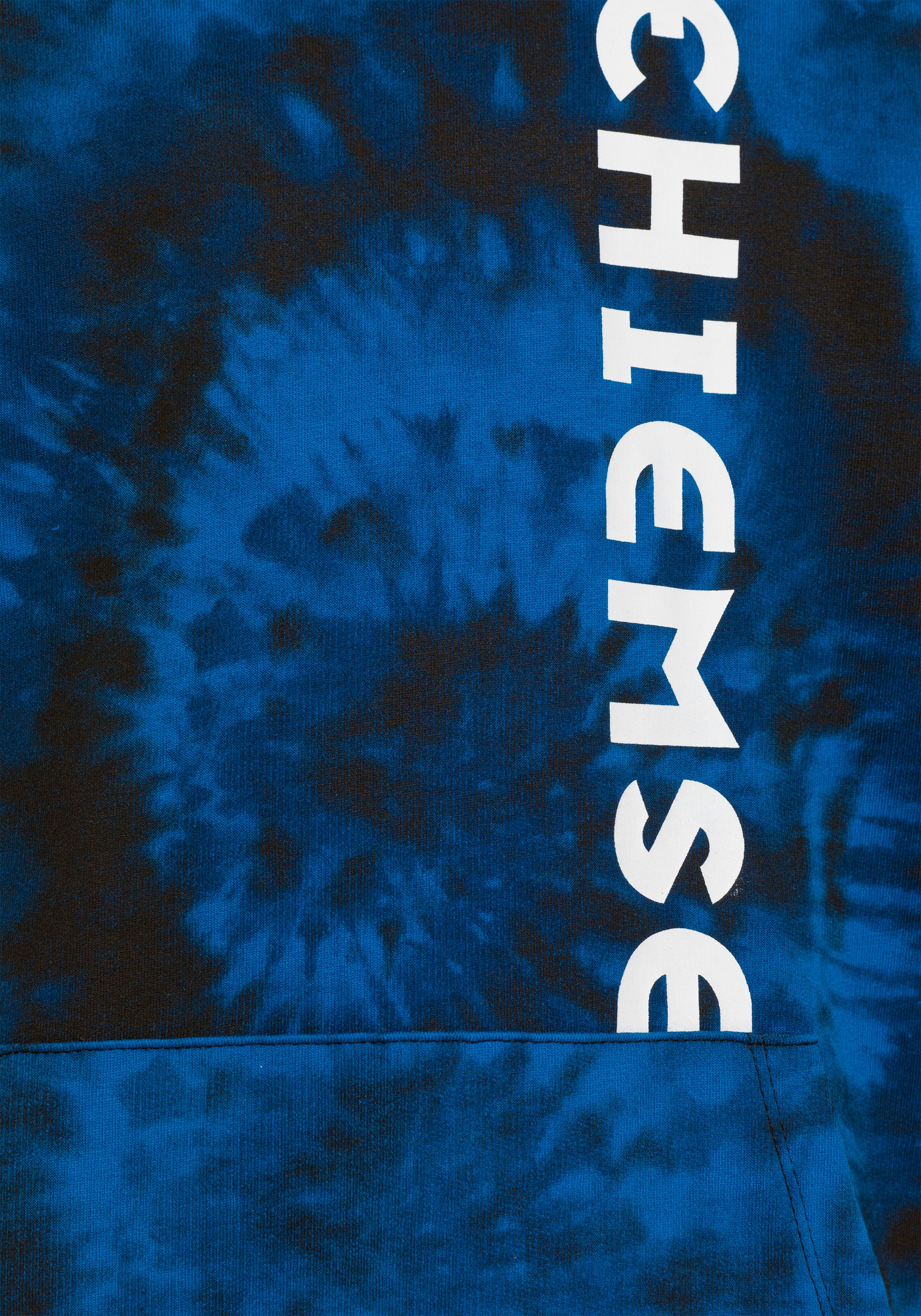 Chiemsee Kapuzensweatshirt »in cooler Batikoptik«, mit bei ♕ Logo-Druck