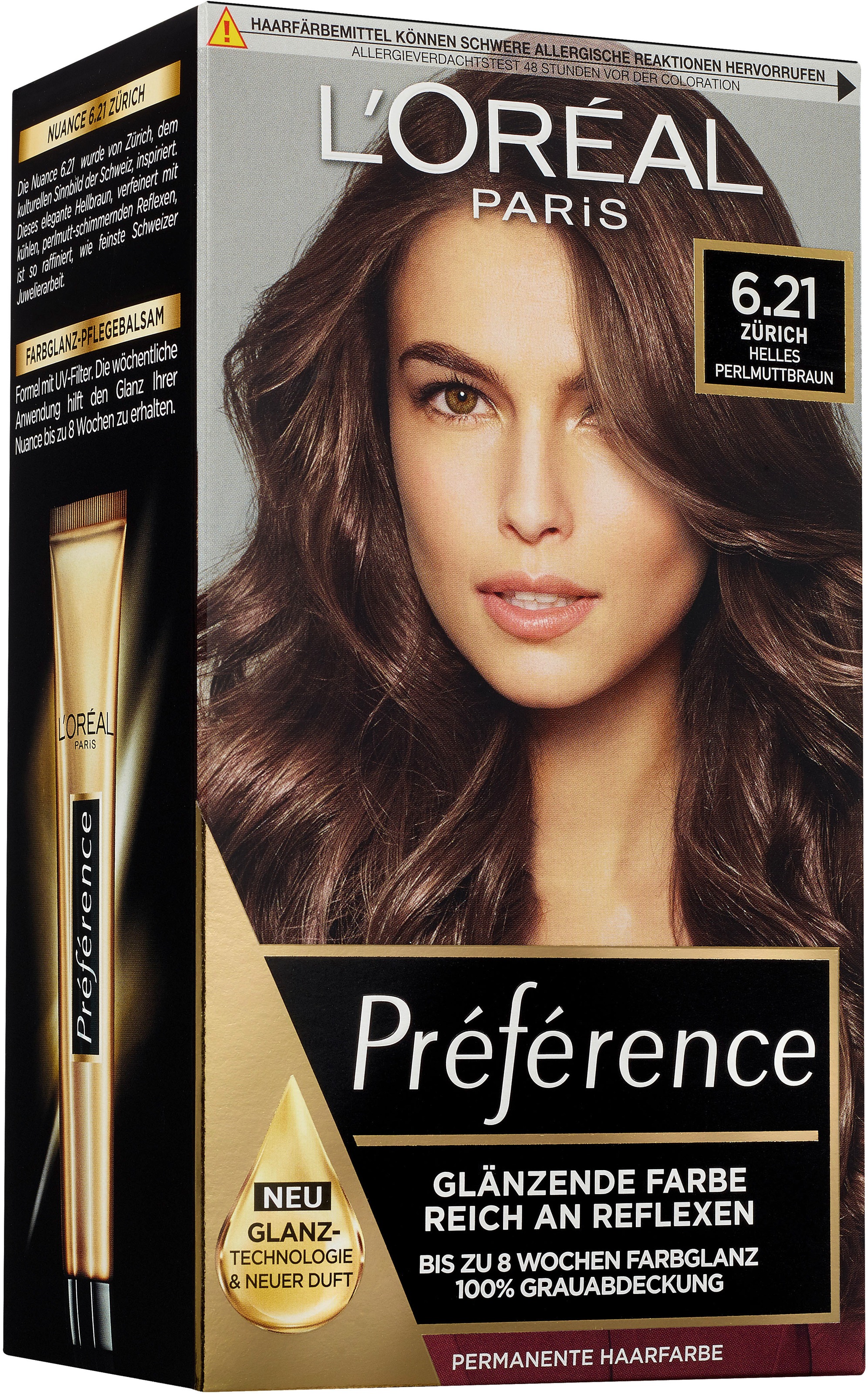 L'ORÉAL PARIS Coloration »Préférence«, (Packung, 3 tlg.), mit pflegender Formel