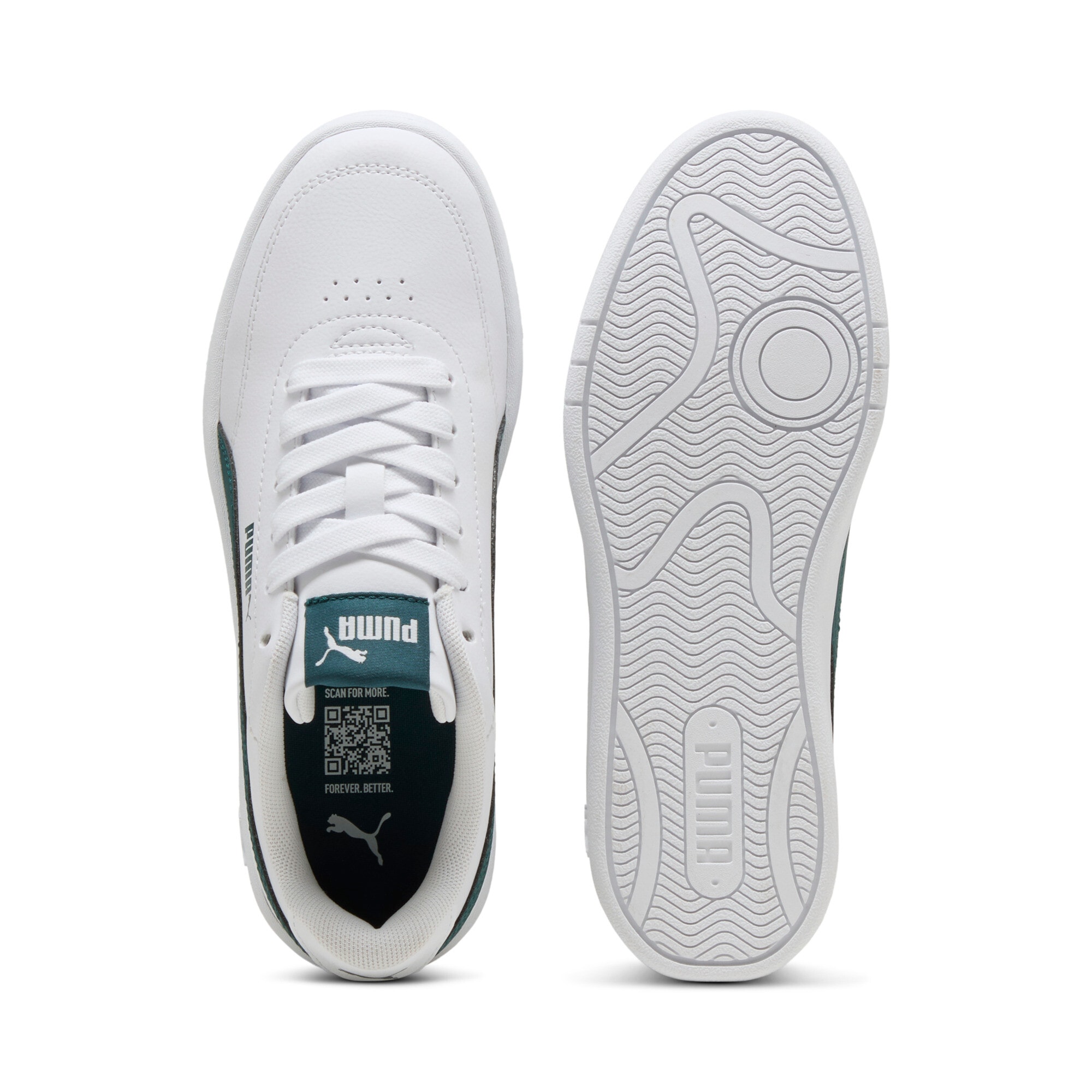 PUMA Sneaker »COURT CLASSIC CLEAN JR«  für Streetwear und Sportmode, angenehmes Tragegefühl