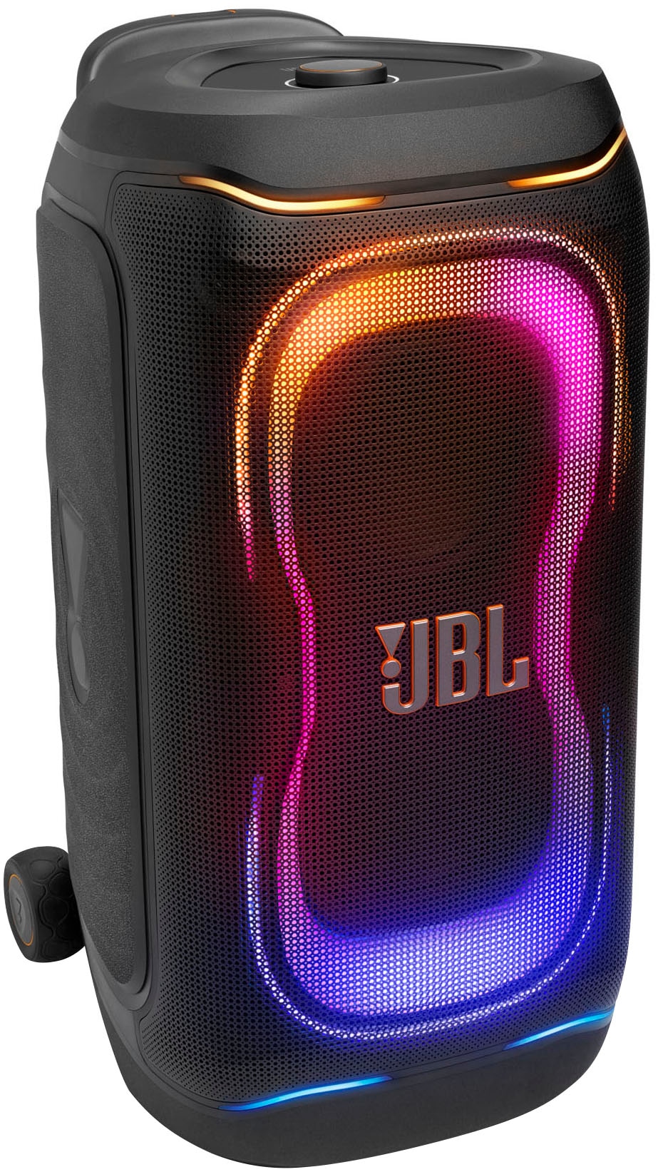 JBL Party-Lautsprecher »PARTYBOX 330« (A2DP Bluetooth | AVRCP Bluetooth | Bluetooth Lautstärkeanpassung 280 W) Tragbarer Party-Lautsprecher mit Beleuchtung, Teleskopgriff und Rollen