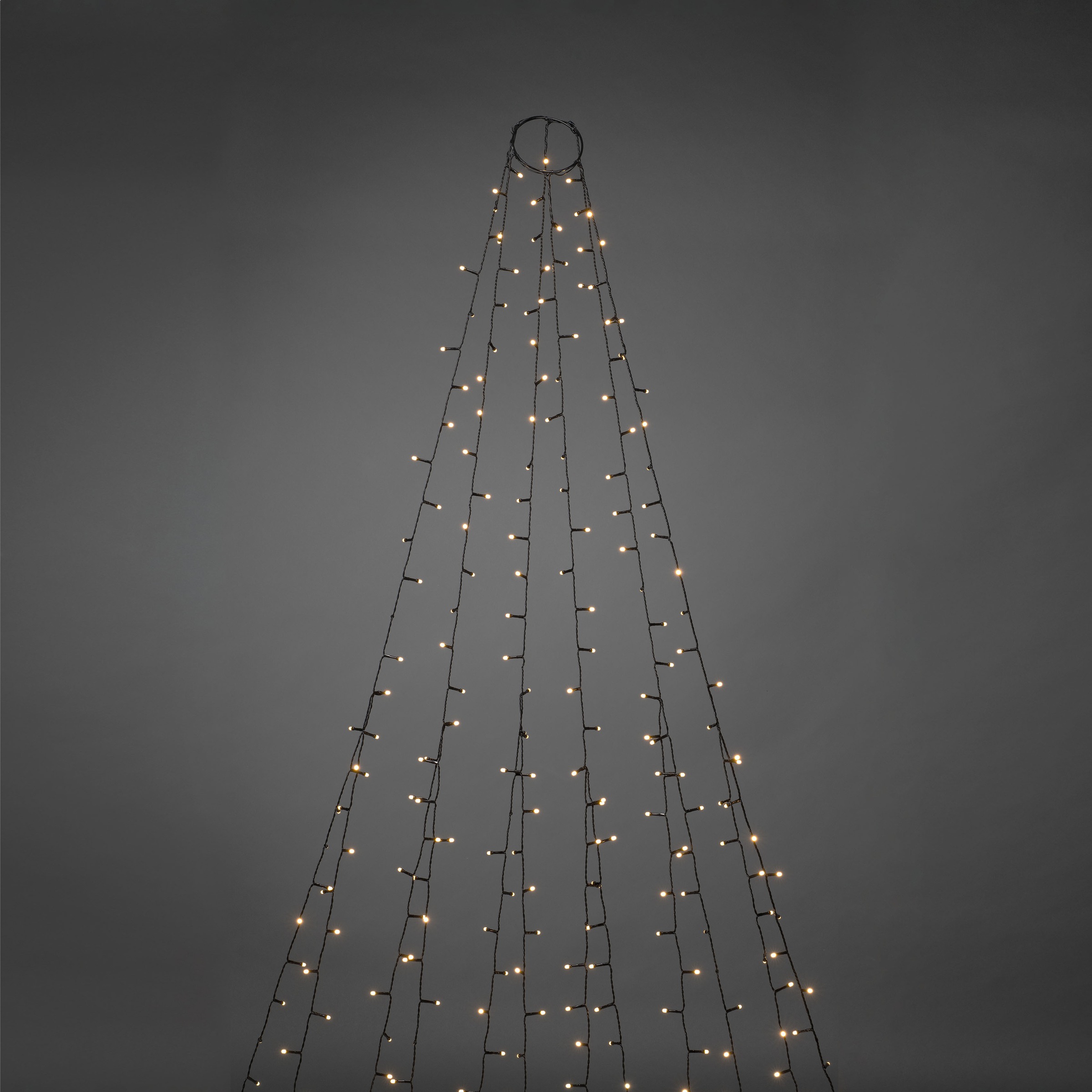 bequem 45 online LED Dioden warm Christbaumschmuck«, »Weihnachtsdeko kaufen KONSTSMIDE St.-flammig, Stränge Lichterkette aussen, 6 à weiße gefrostete 270 LED-Baummantel