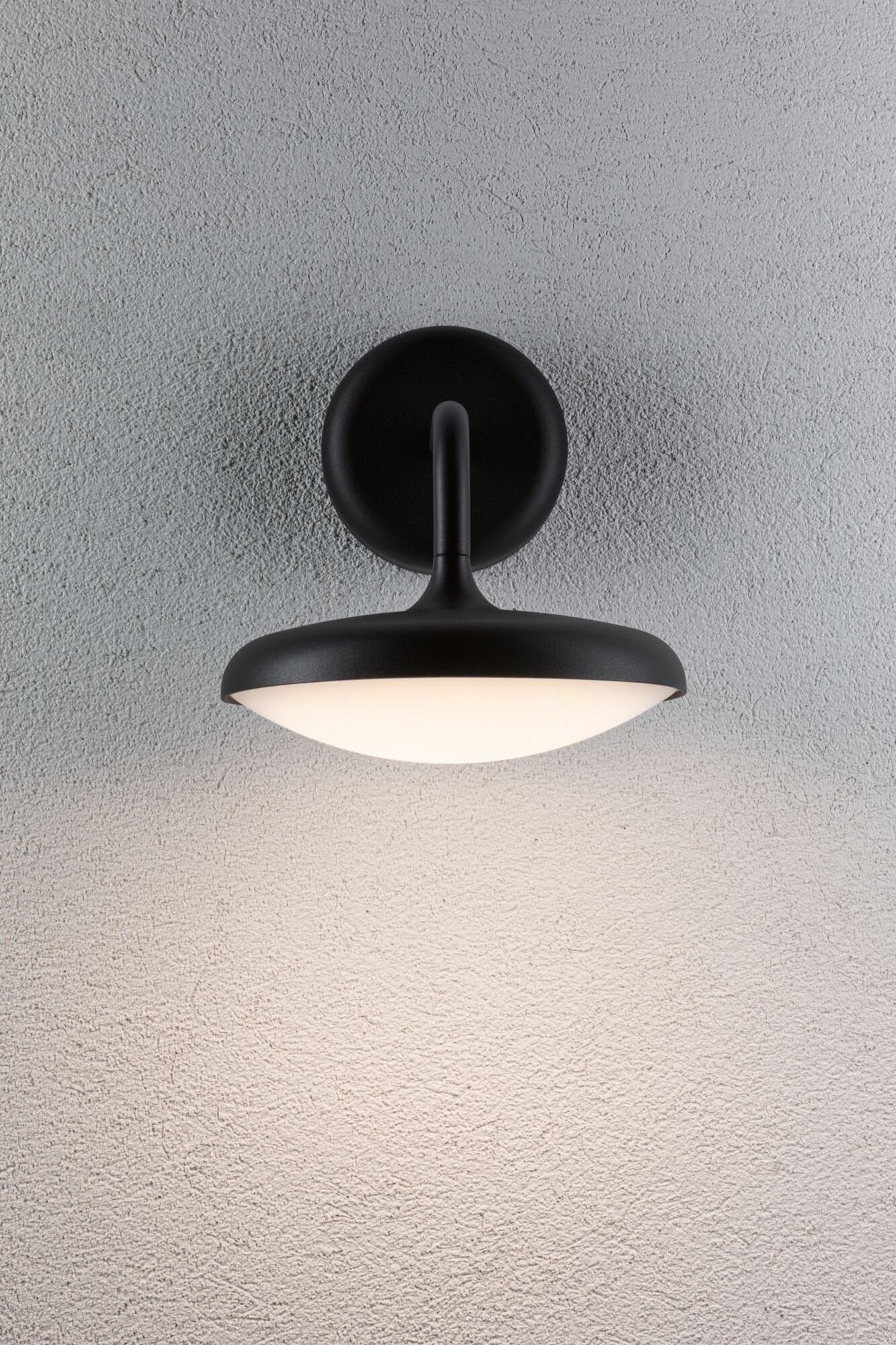 Paulmann LED Pollerleuchte »Nostro IP44 rund 180x250mm 3000K 10W 900lm 230V Anthrazit Aluminium«, 1 flammig, seewasserresistent