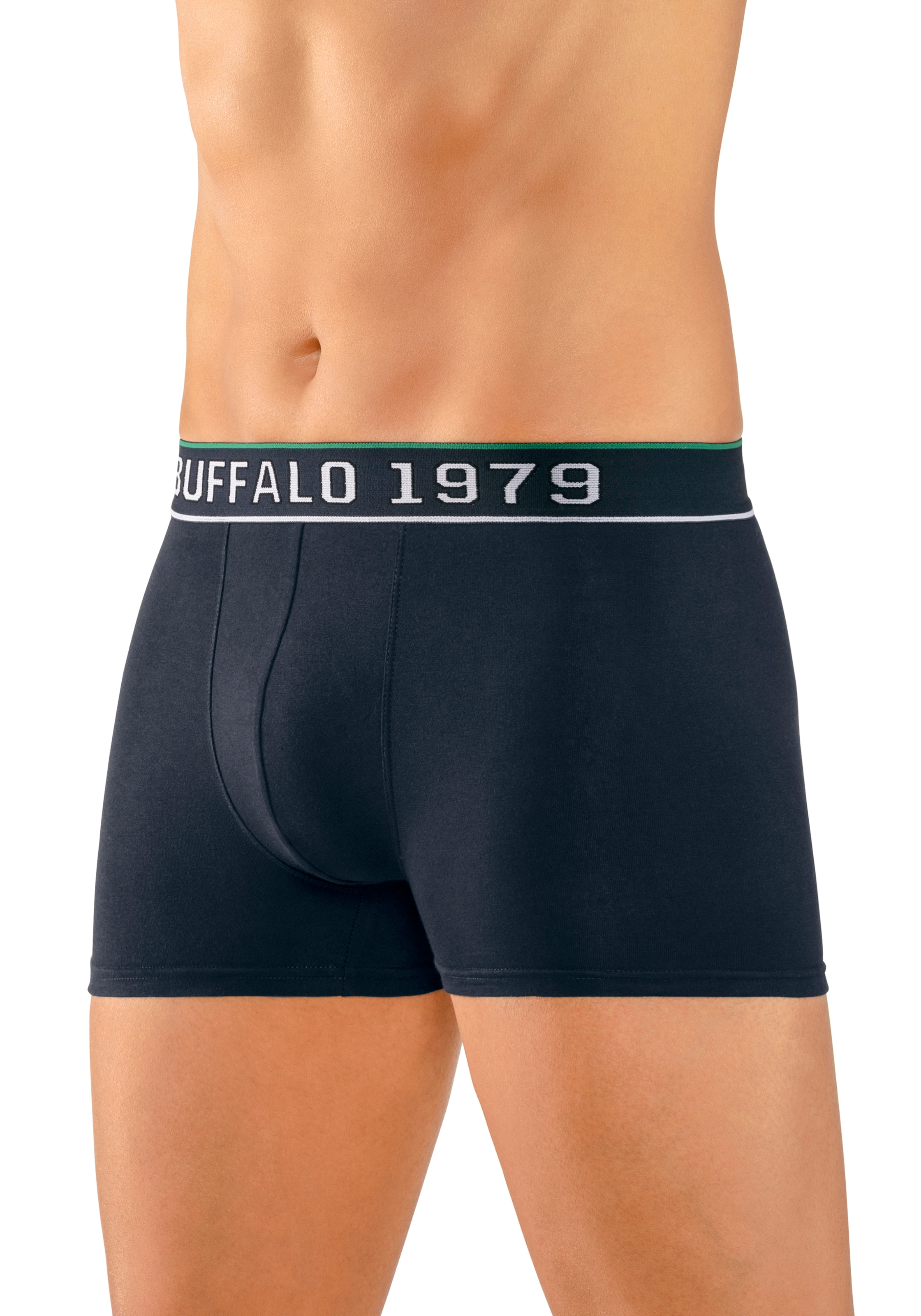 Buffalo Boxer »Boxershorts für Herren«, (Packung, 3 St.), aus Baumwoll-Mix