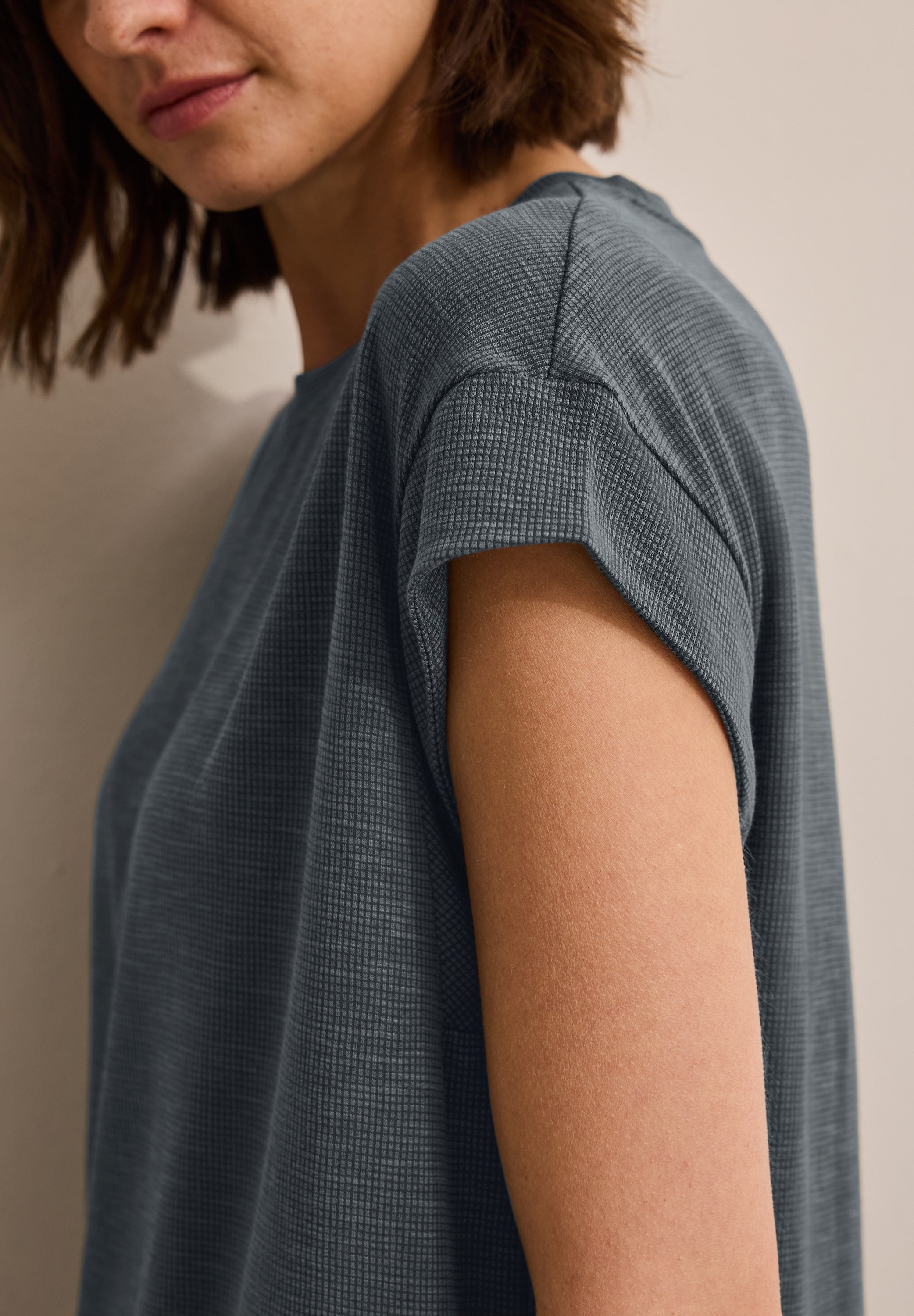 Cecil T-Shirt, in Struktur-Optik