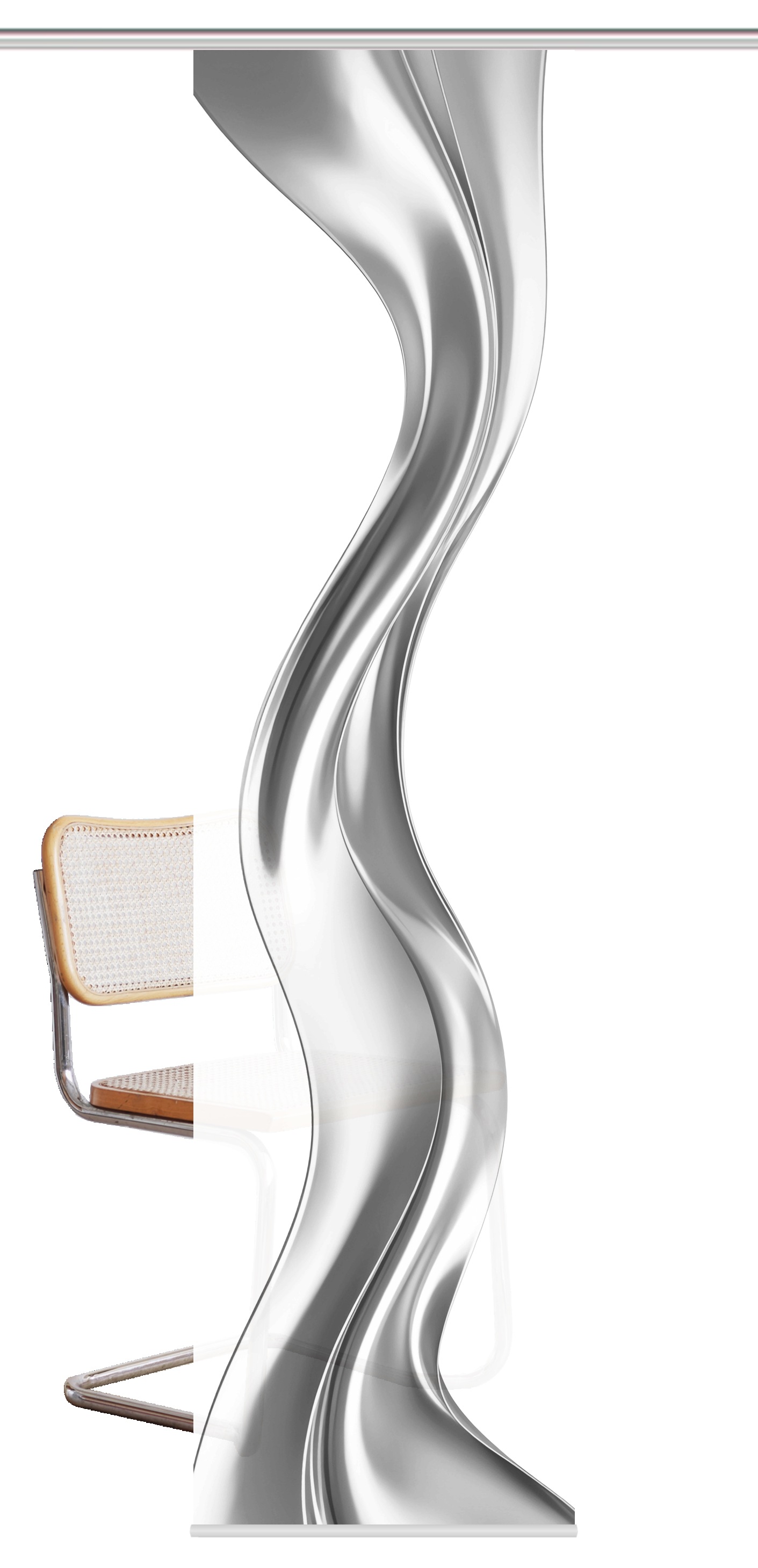 HOME WOHNIDEEN Schiebegardine »OAKLEY« Paneelwagen 1 Stk. tlg. SCHIEBEVORHANG,SEIDENOPTIK,DIGITALDRUCK