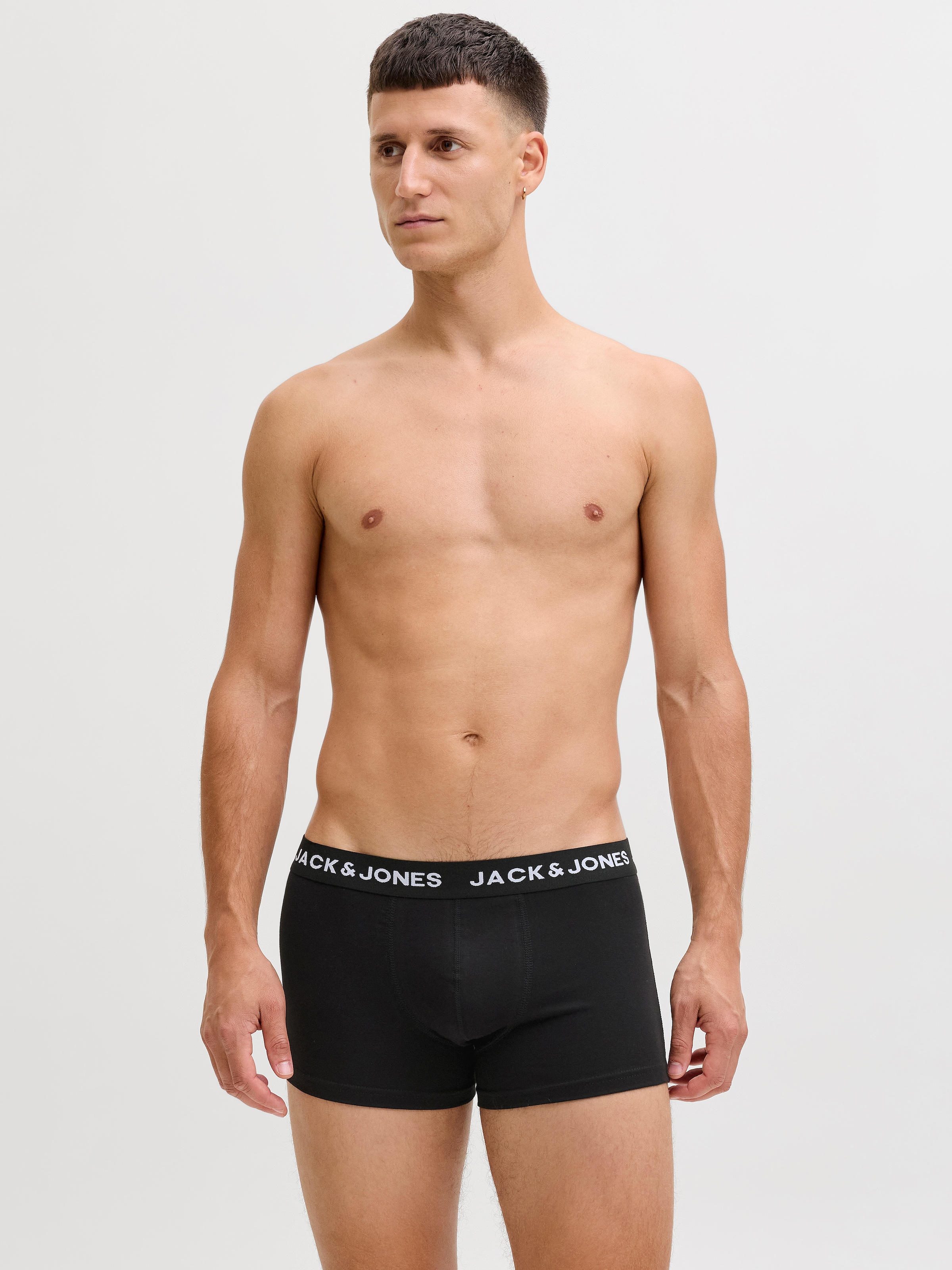 Jack & Jones Boxershorts »JACFLOWER Microfiber mit Logobund, Blumenprint und Stretchkomfort«, 10 Stk. eng anliegend, Microfaser, schnelltrocknend