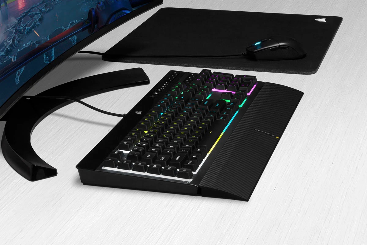 Corsair Gaming-Tastatur »K55 RGB PRO«, (Ziffernblock-USB-Anschluss-Fn-Tasten)