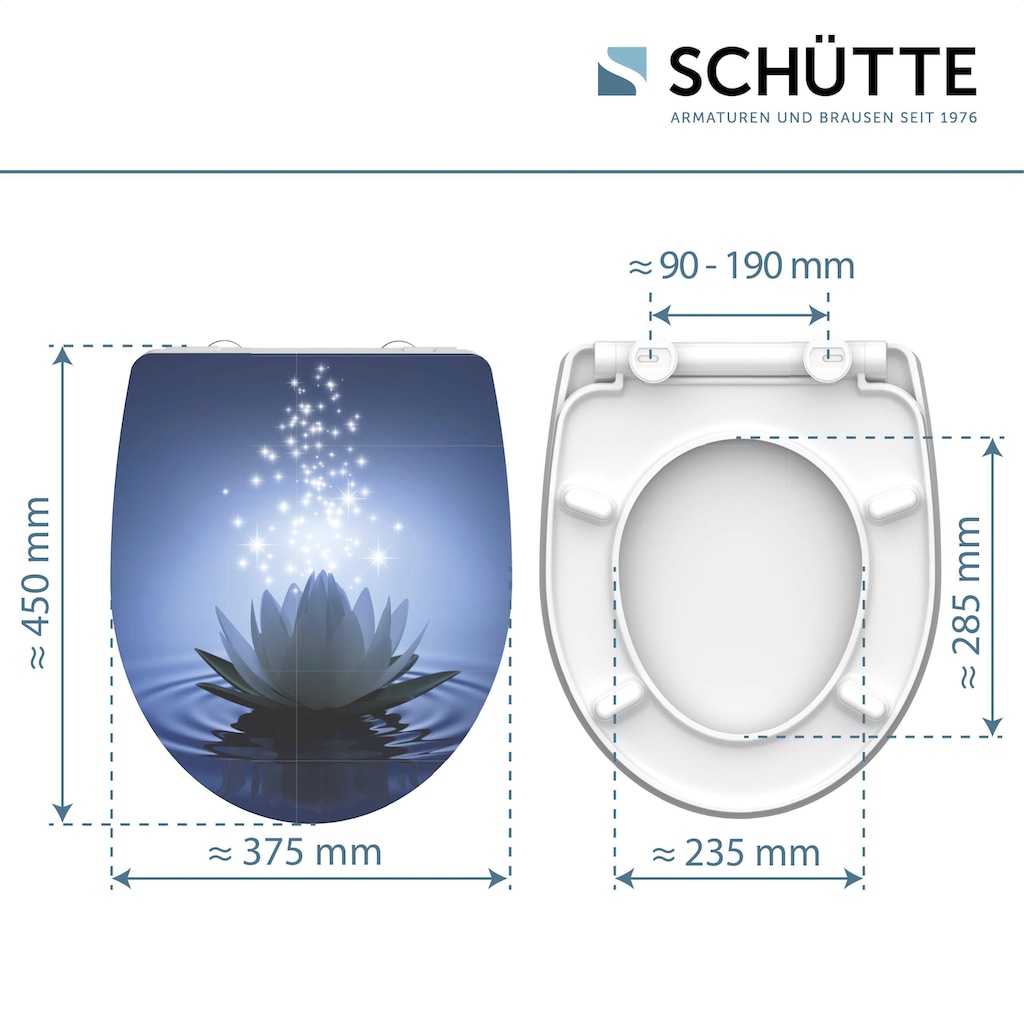 Schütte WC-Sitz »Water Lily«