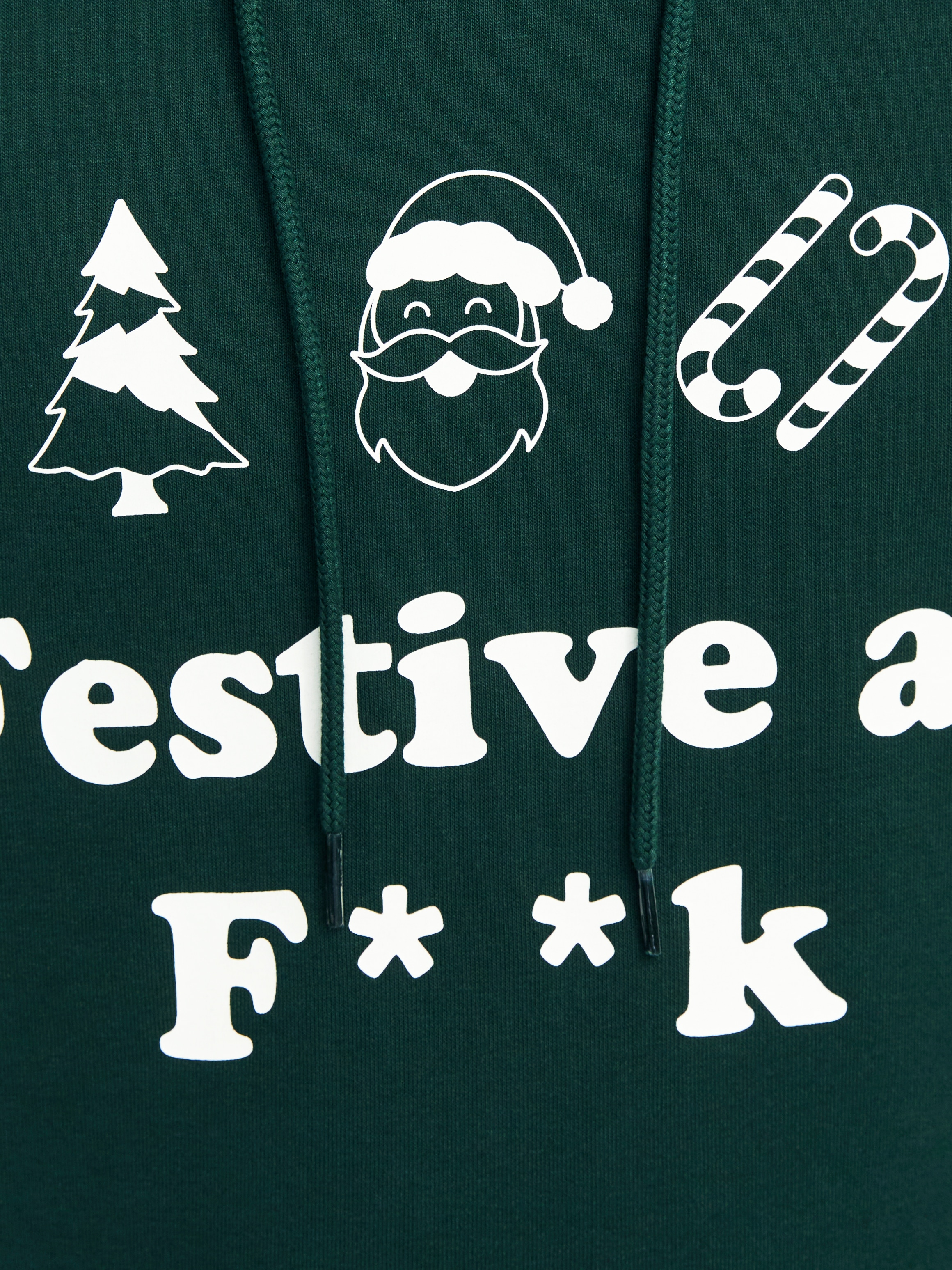 Jack & Jones Kapuzensweatshirt »JJXMAS ONE COLOR FUNNY SWEAT HOOD«