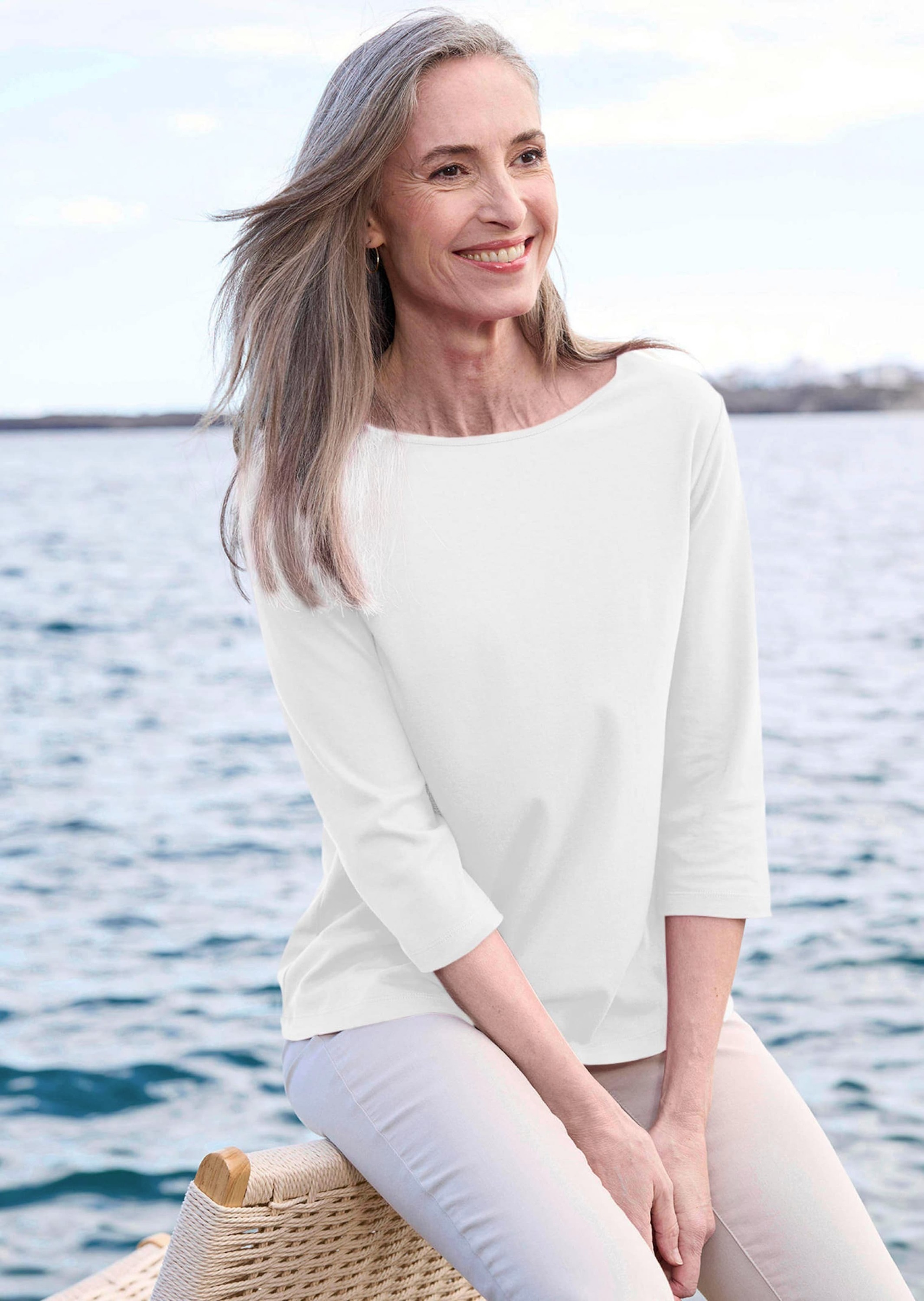GOLDNER Kurzarmshirt »Basic-Shirt aus Interlock-Jersey«