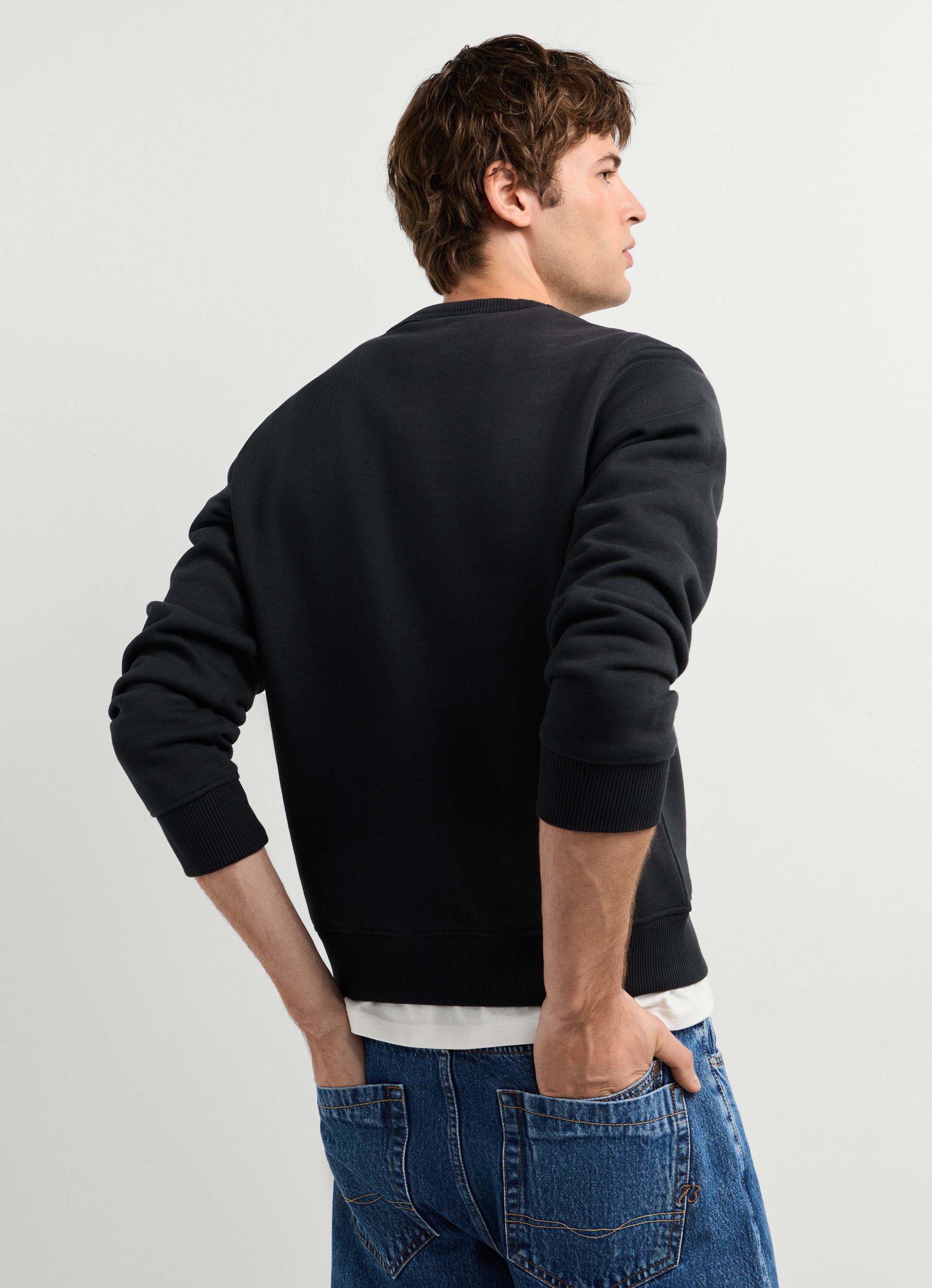 Pepe Jeans Sweatshirt »JEFFERSON CREW«, mit Logostickerei, Baumwollmix

