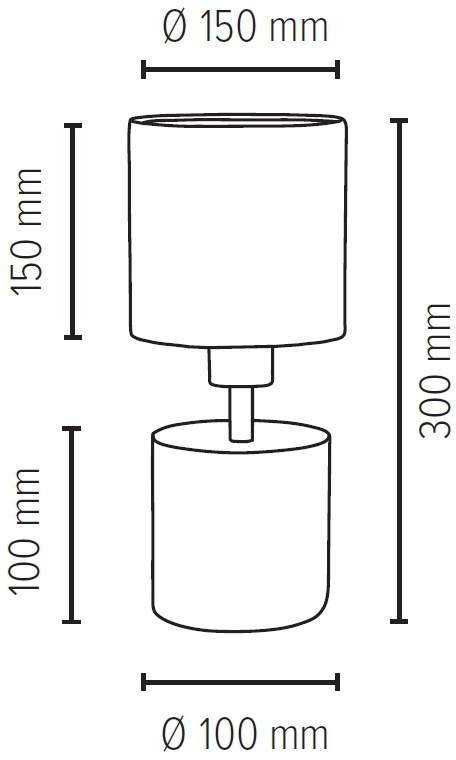 SPOT Light Tischleuchte Echtes Beton handgefertigt, online flammig-flammig, 3 »STRONG«, Garantie Lampenschirm Stoff XXL - kaufen aus | Naturprodukt, Jahren 1 mit