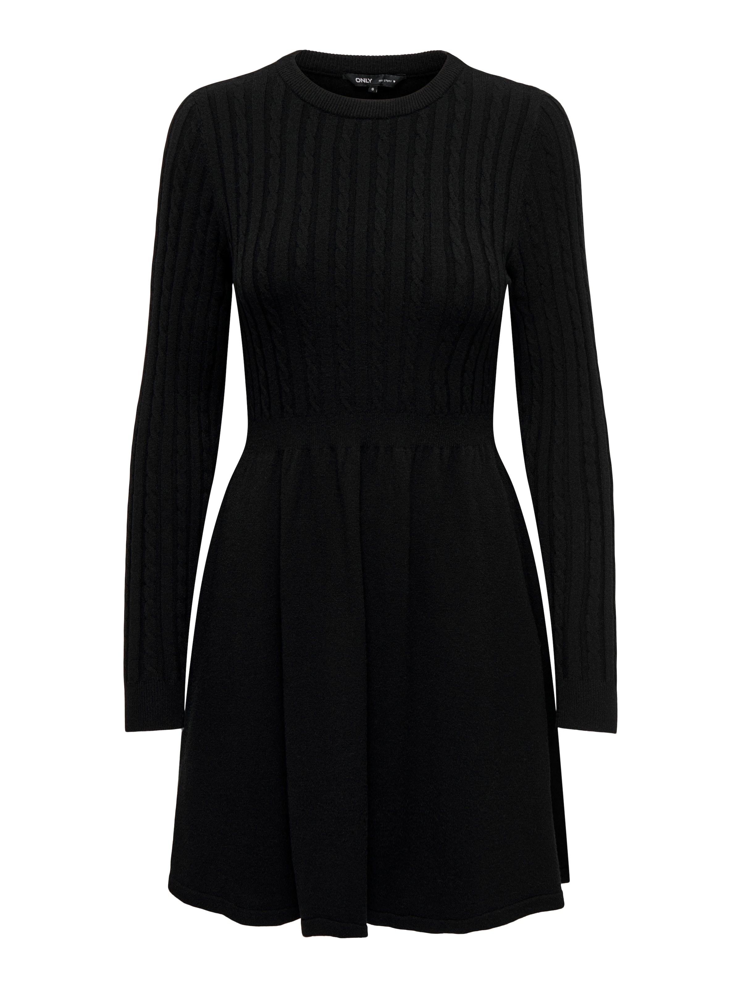 ONLY Strickkleid »ONLFIA LS CABLE DRESS KNT« Viskosemischung, regular fit