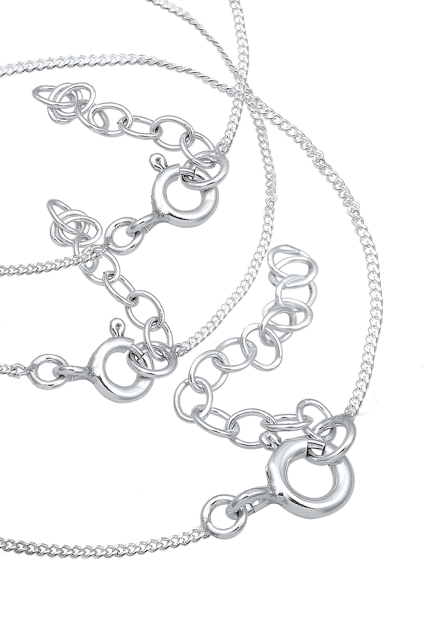 Elli Armketten Set »Armband Feder Mutter Kind 3er Set 925 Sterling Silber«